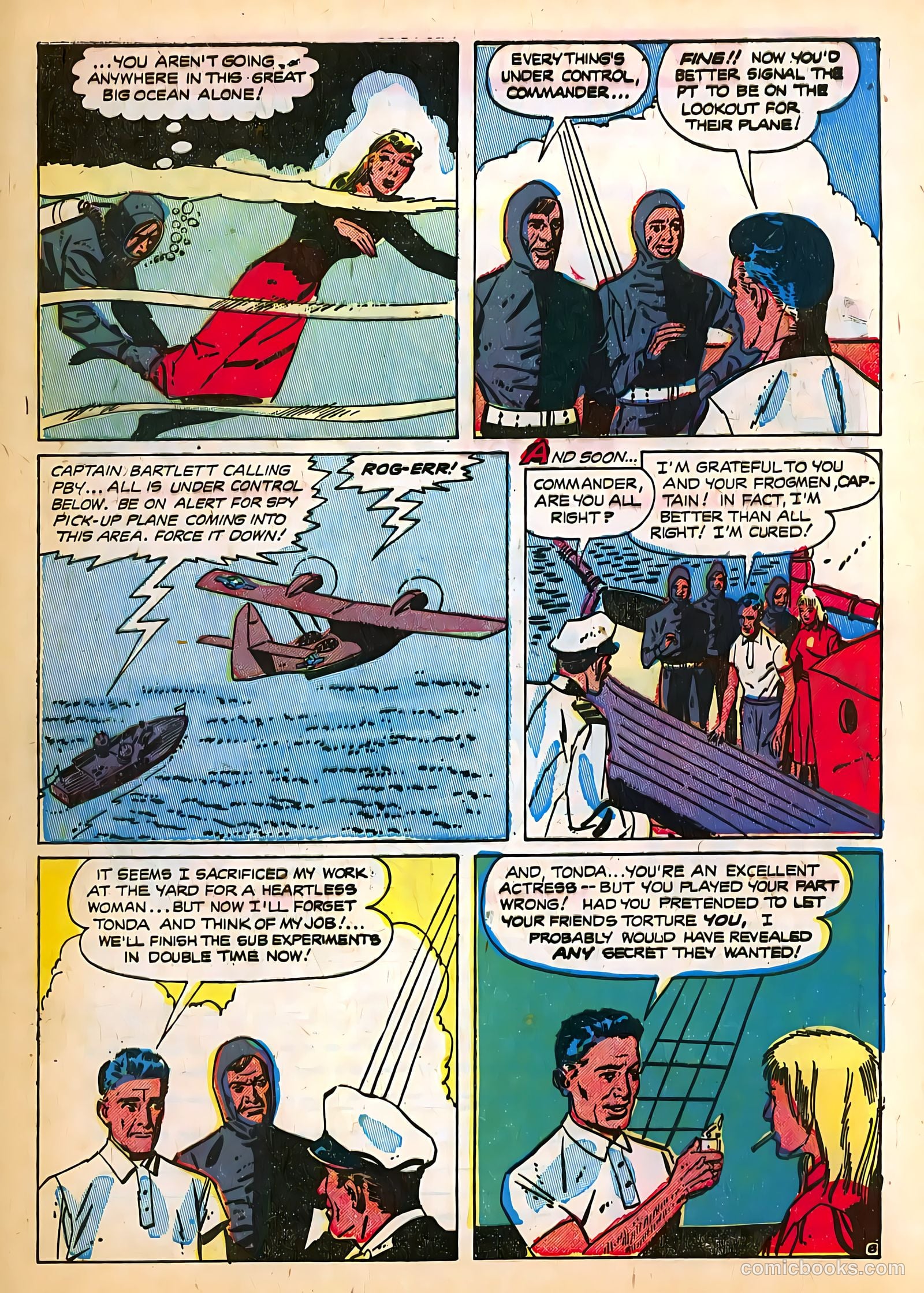 Frogman Comics #5 (1952) — page 33 of 36