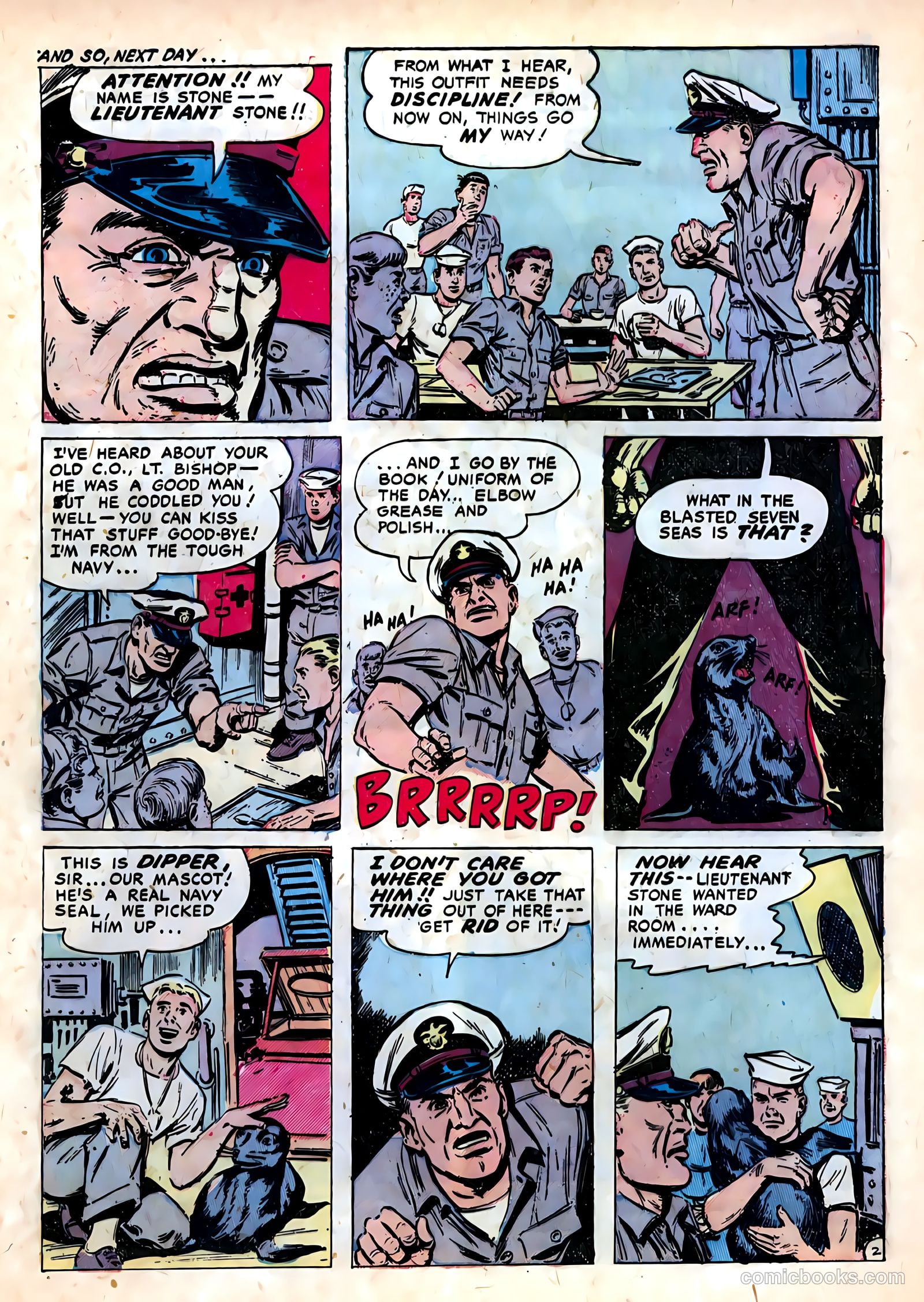 Frogman Comics #6 (1952) — page 4 of 36