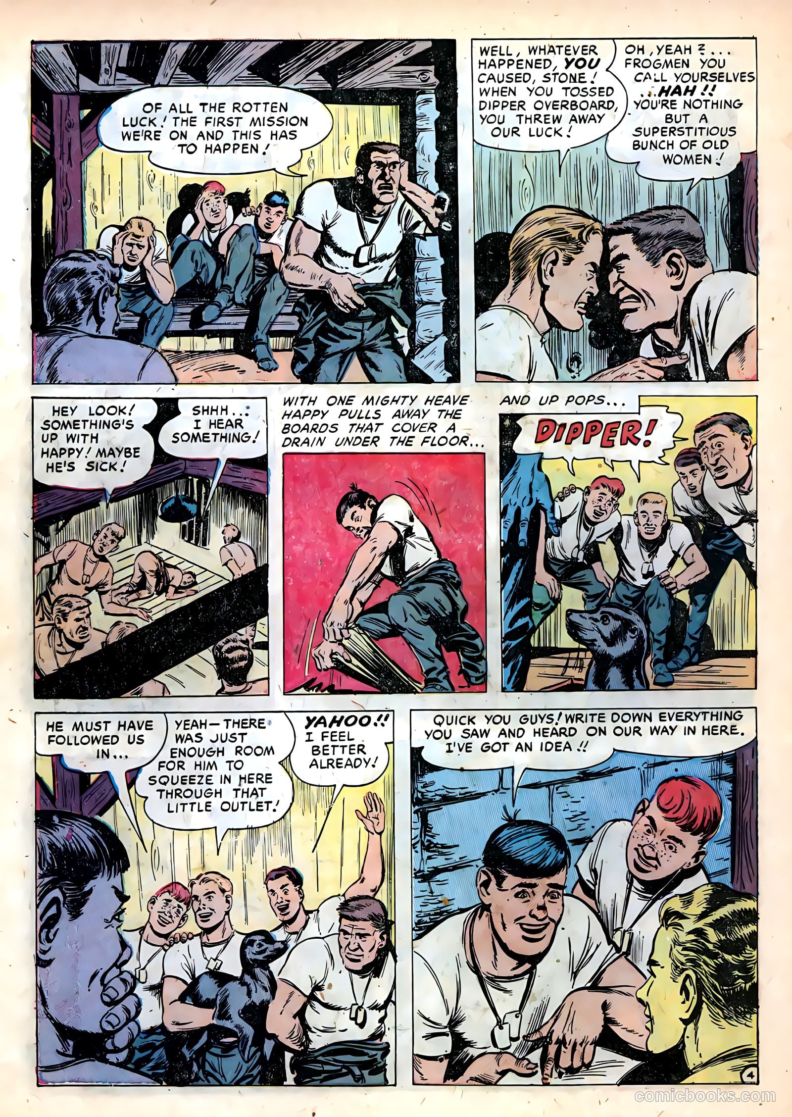 Frogman Comics #6 (1952) — page 6 of 36