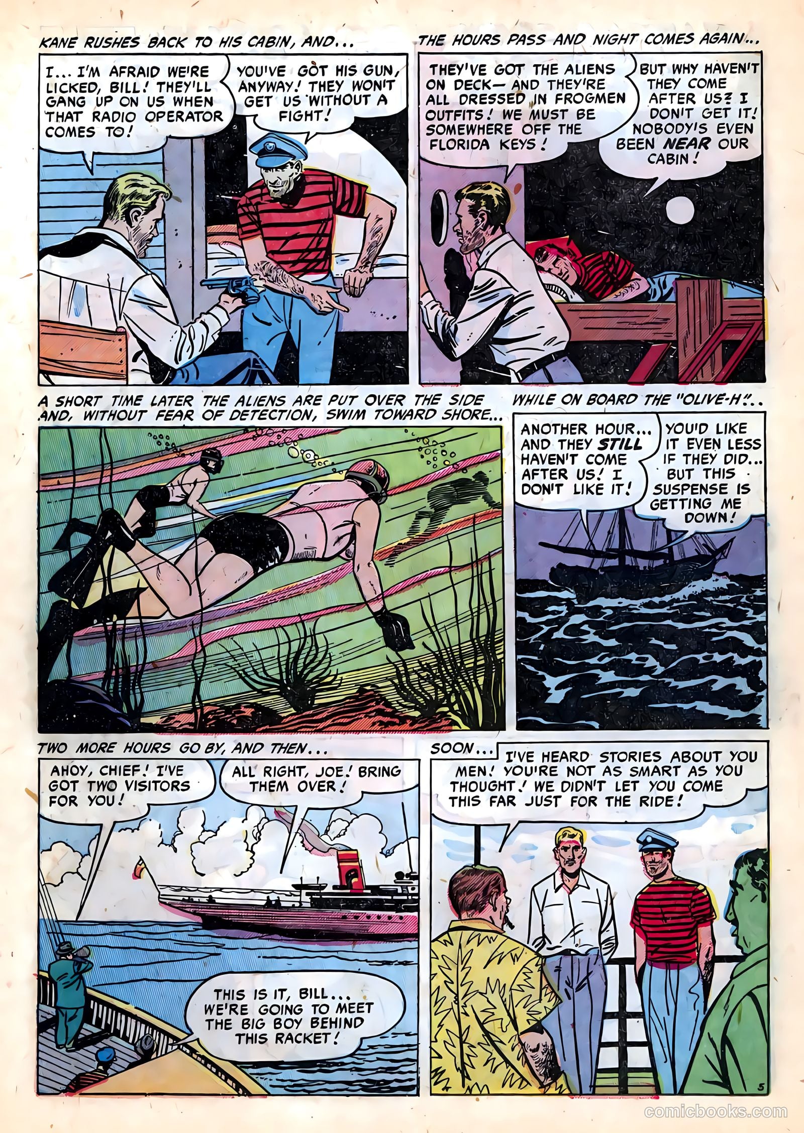 Frogman Comics #6 (1952) — page 18 of 36