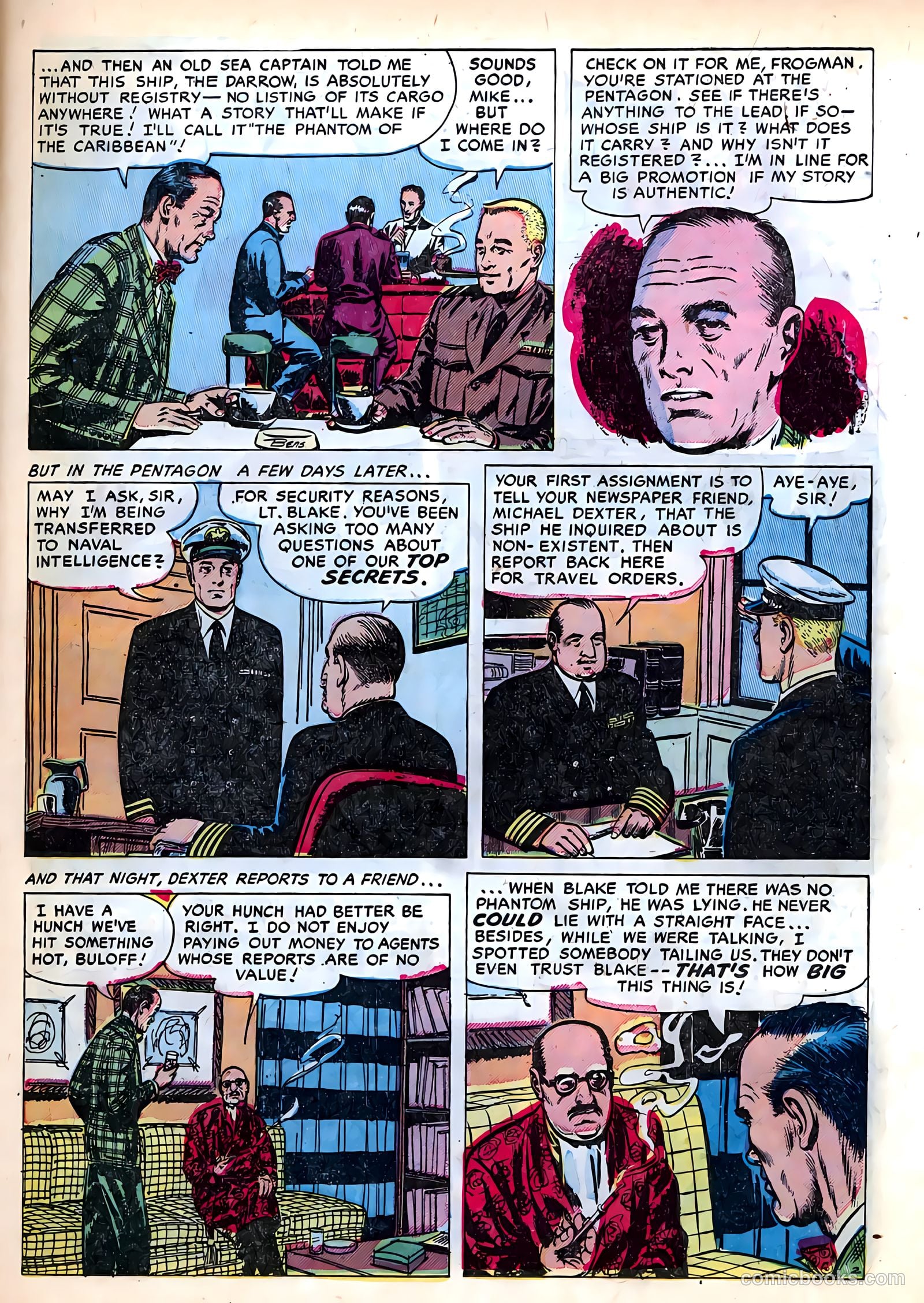Frogman Comics #6 (1952) — page 23 of 36
