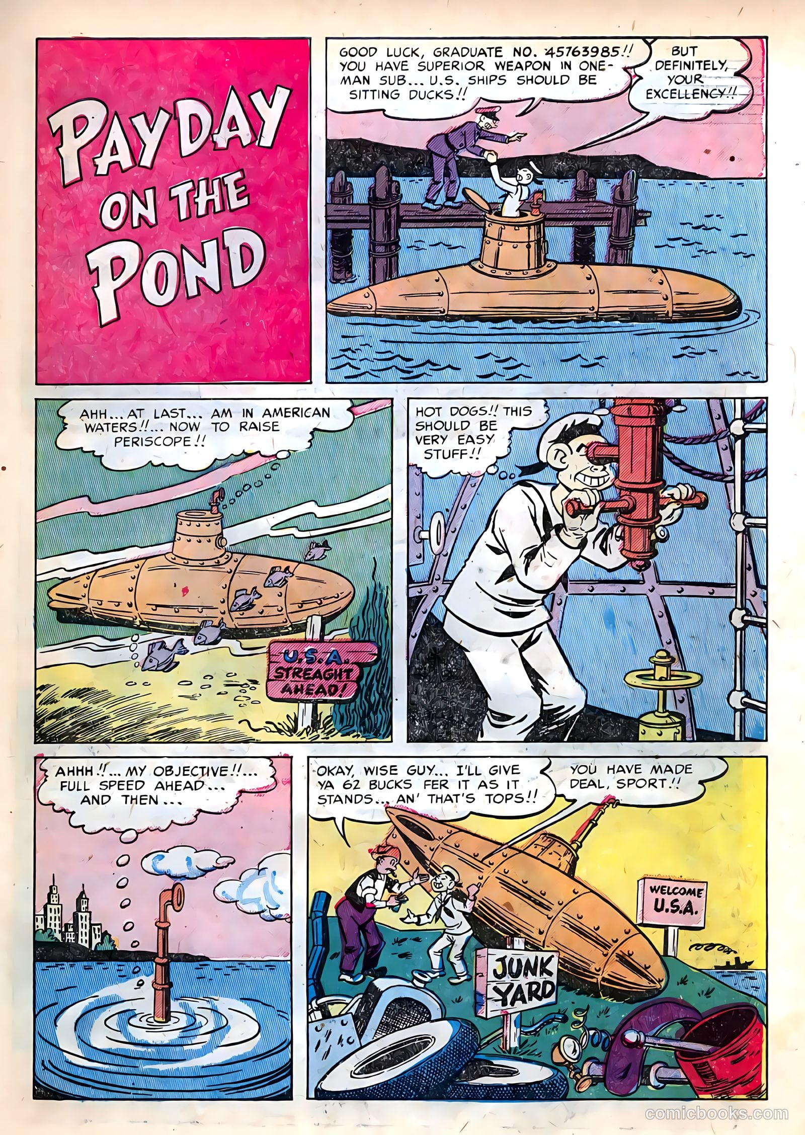 Frogman Comics #6 (1952) — page 27 of 36