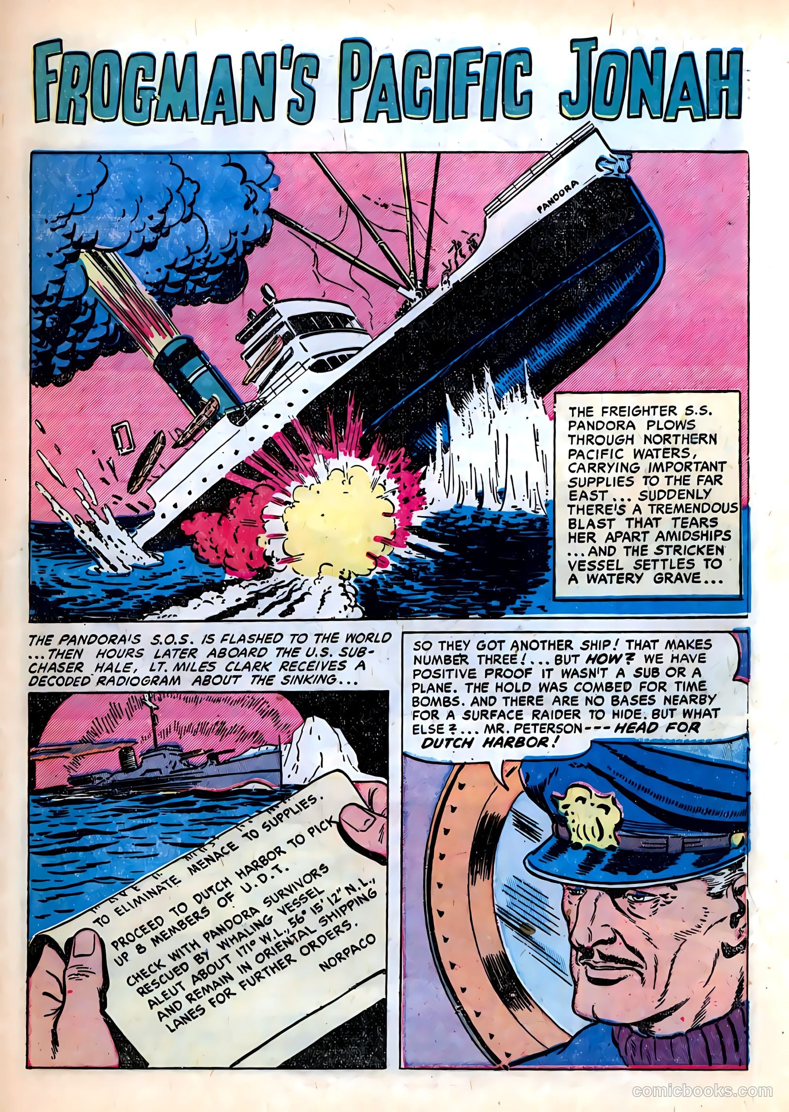 Frogman Comics #6 (1952) — page 29 of 36