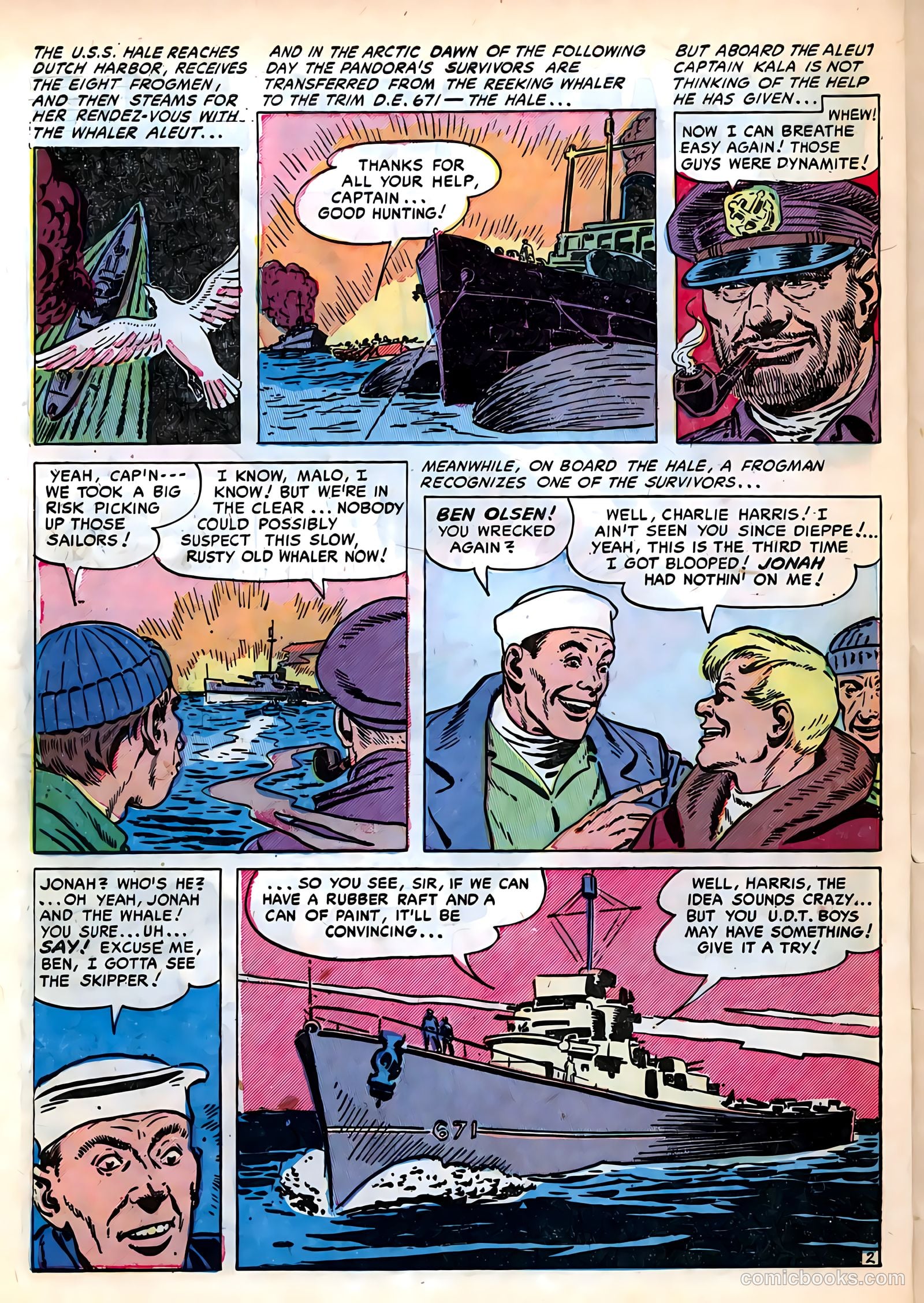 Frogman Comics #6 (1952) — page 30 of 36