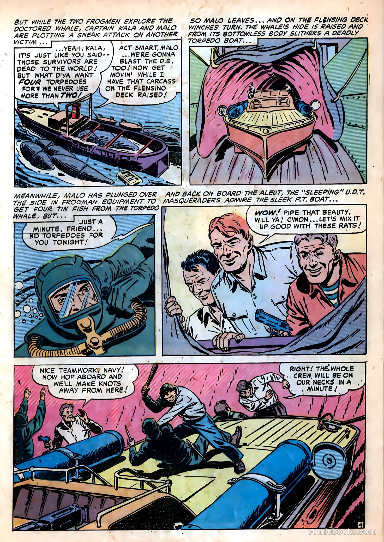 Frogman Comics #6 (1952) — page 32 of 36