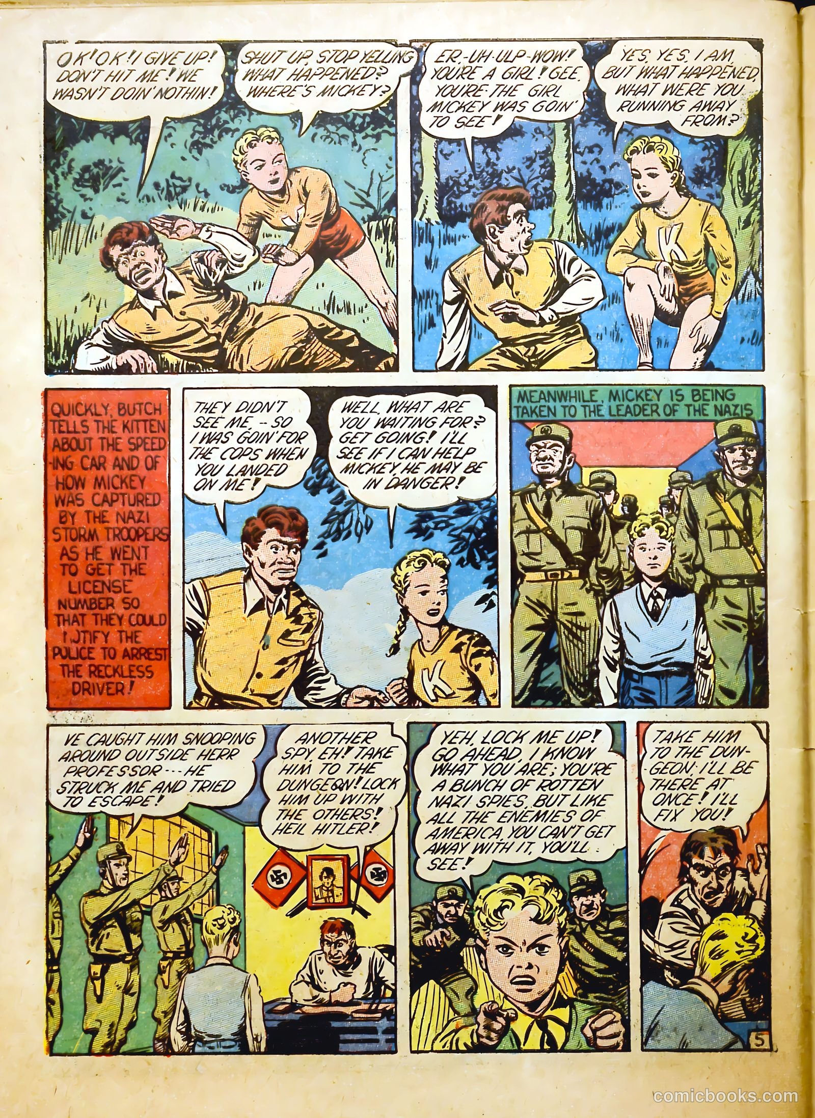 Frogman Comics #8 (1953) — page 56 of 68