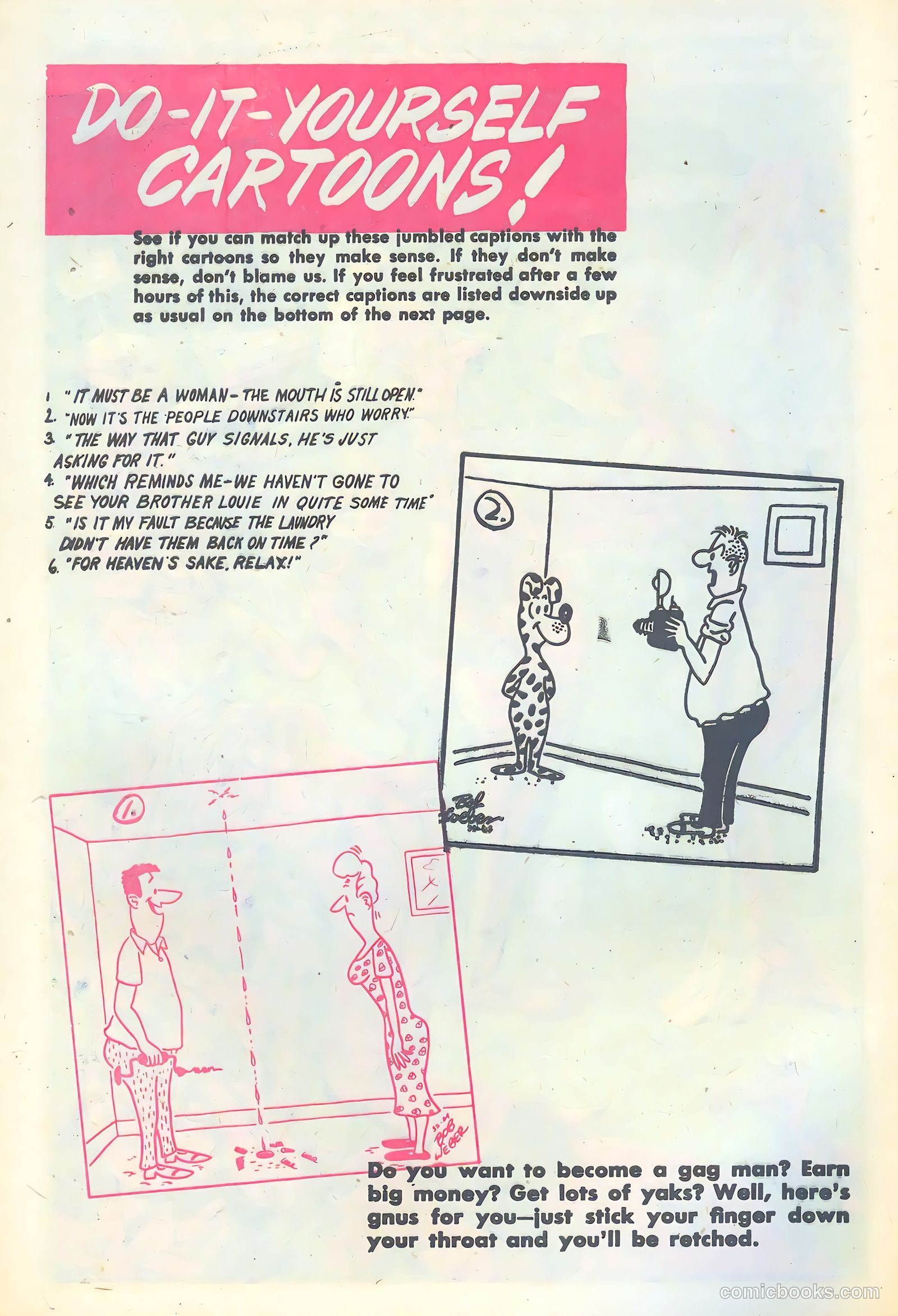 From Here to Insanity #1 (1957) — page 12 of 68