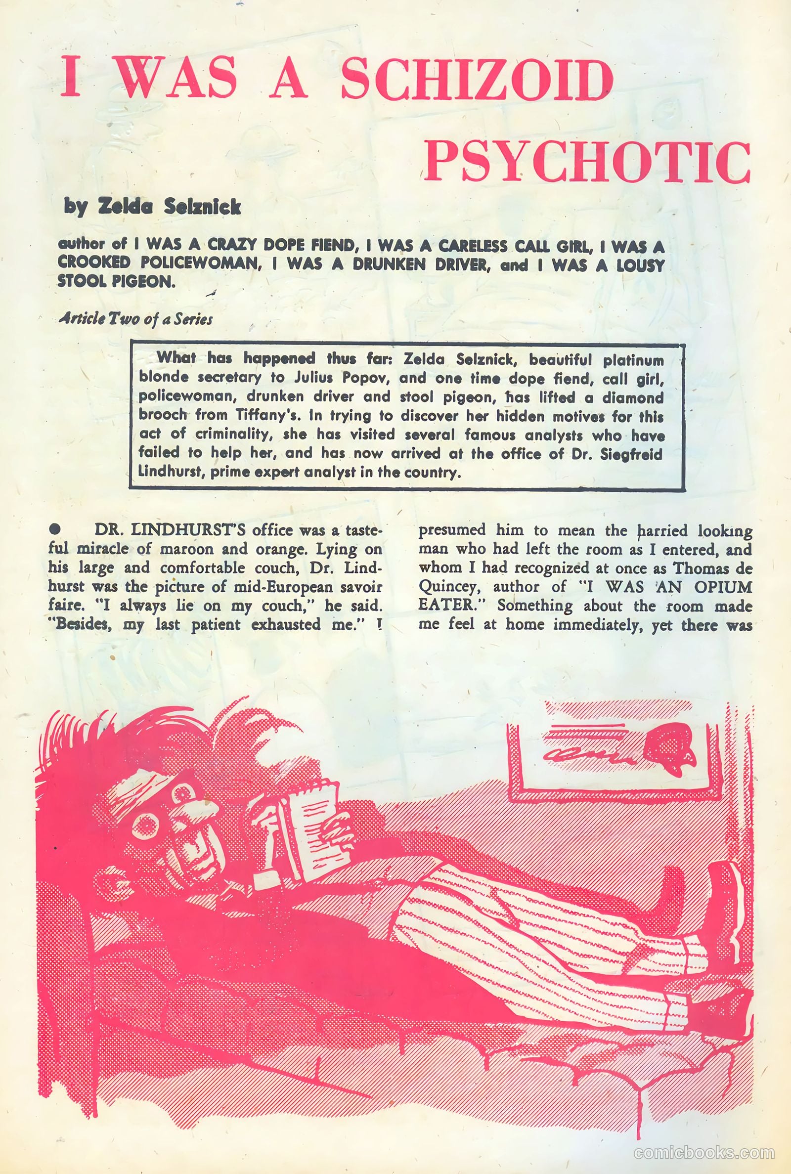 From Here to Insanity #1 (1957) — page 14 of 68