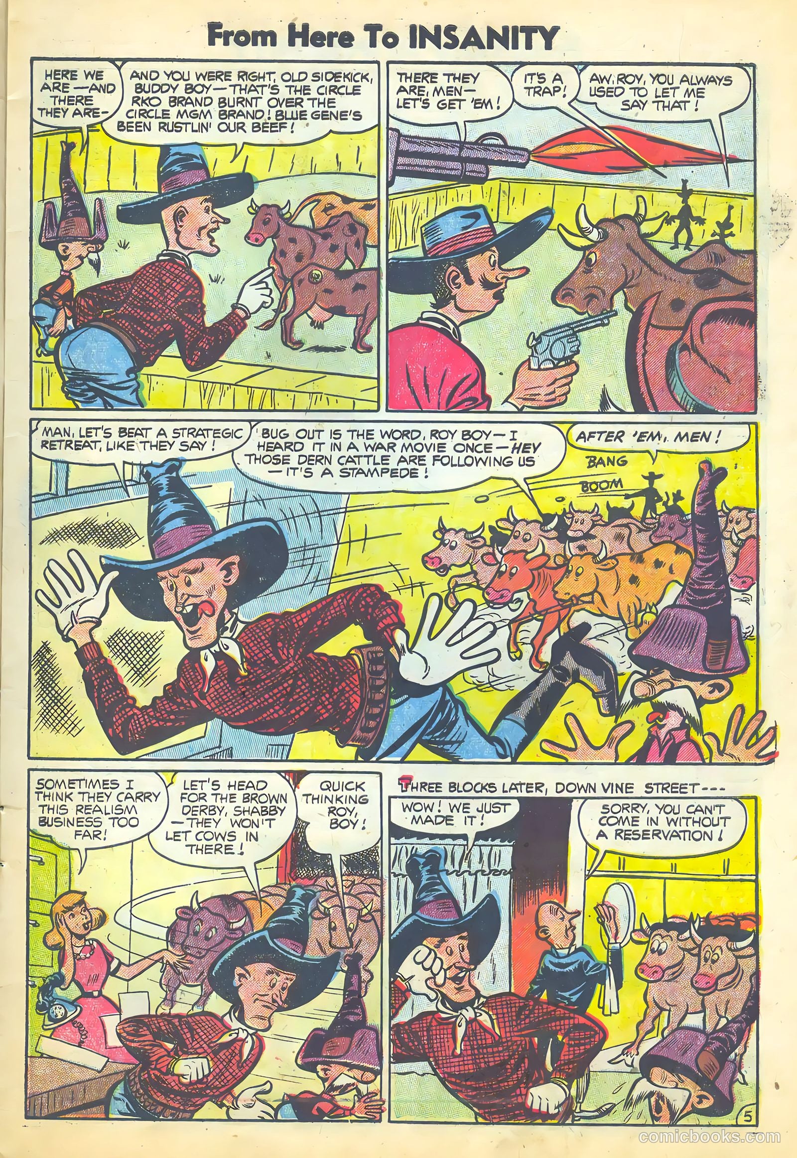 From Here to Insanity #10 (1955) — page 7 of 36