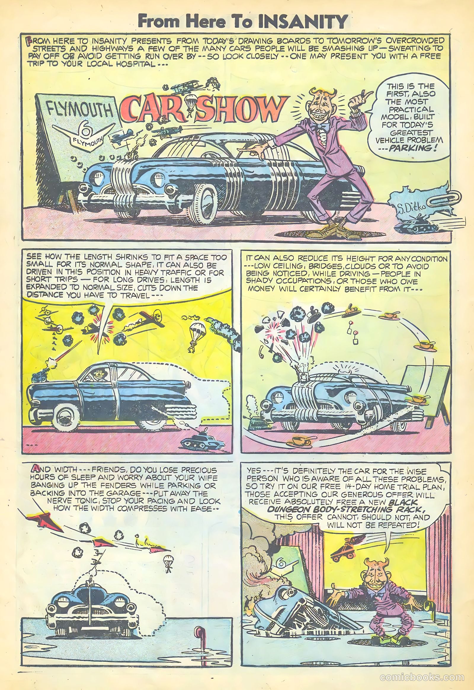 From Here to Insanity #10 (1955) — page 32 of 36