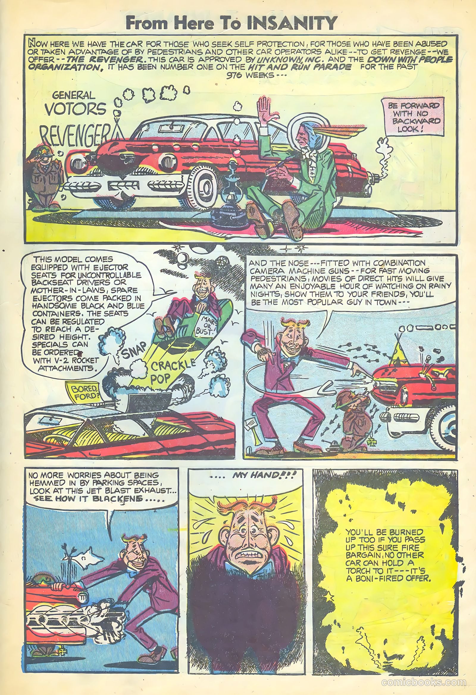 From Here to Insanity #10 (1955) — page 33 of 36