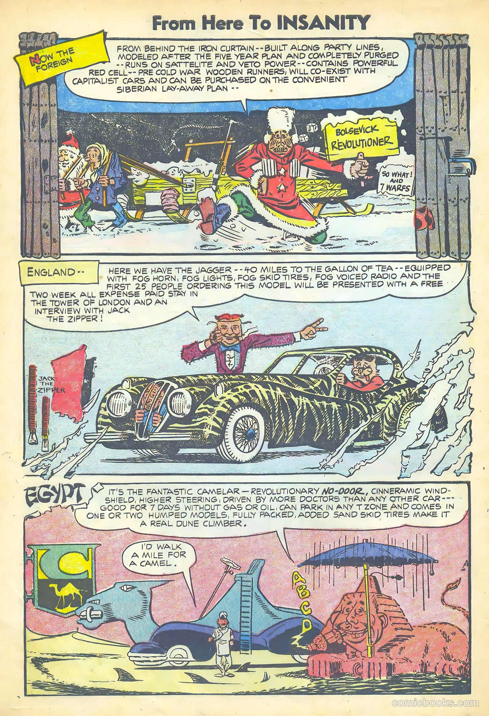 From Here to Insanity #10 (1955) — page 34 of 36