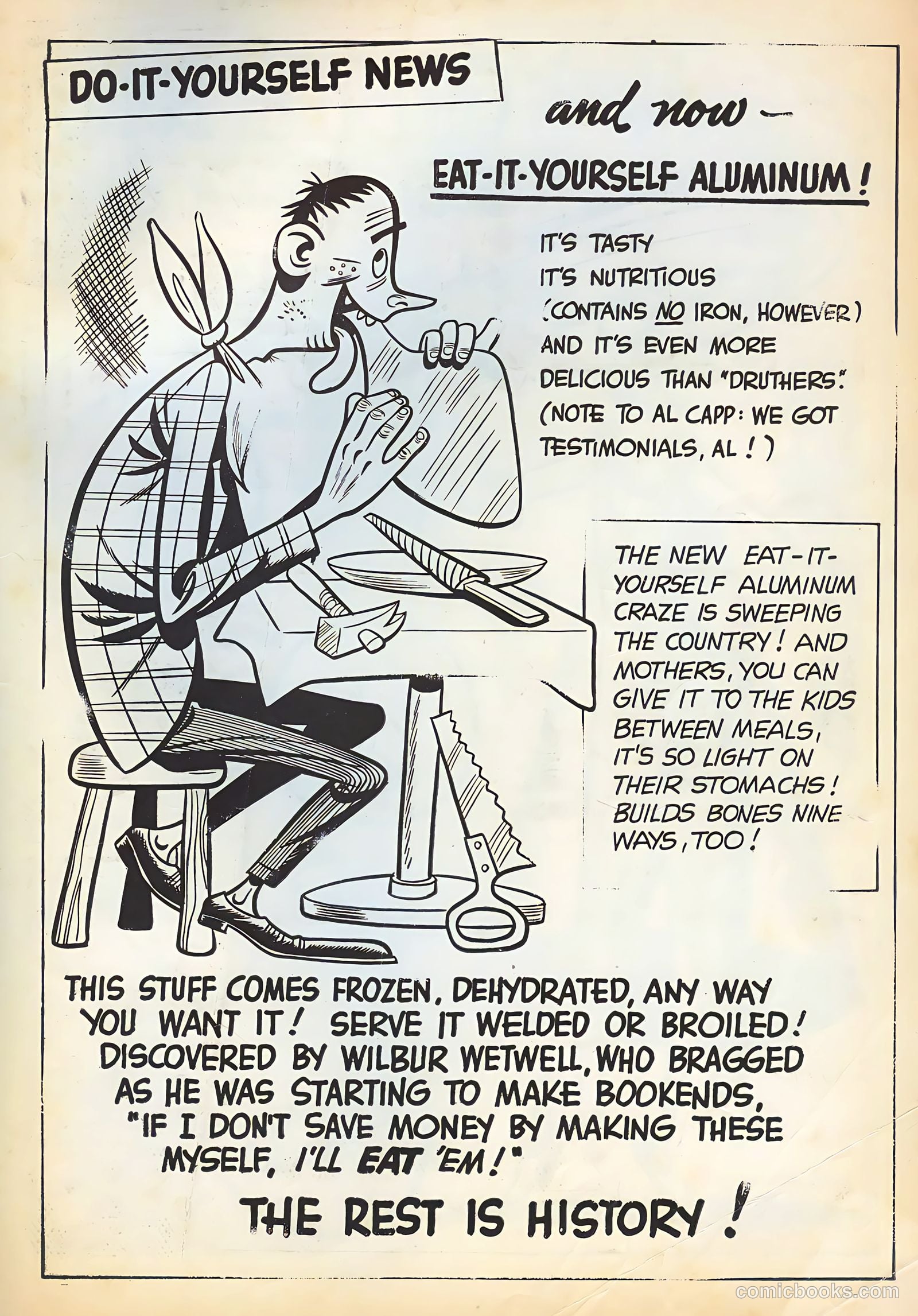 From Here to Insanity #10 (1955) — page 35 of 36
