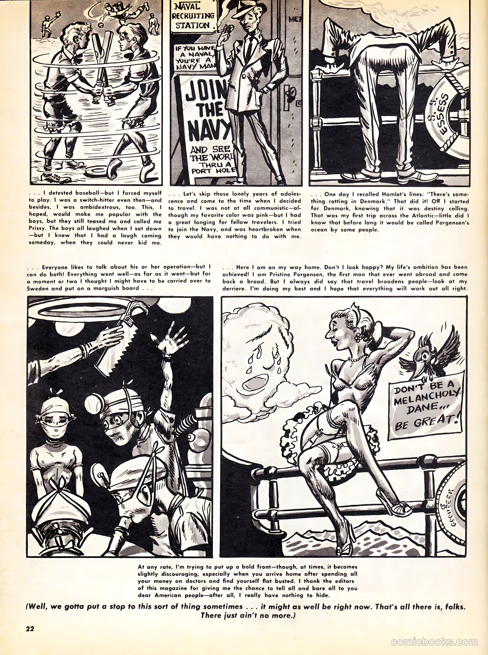 From Here to Insanity #12 (1955) — page 22 of 68