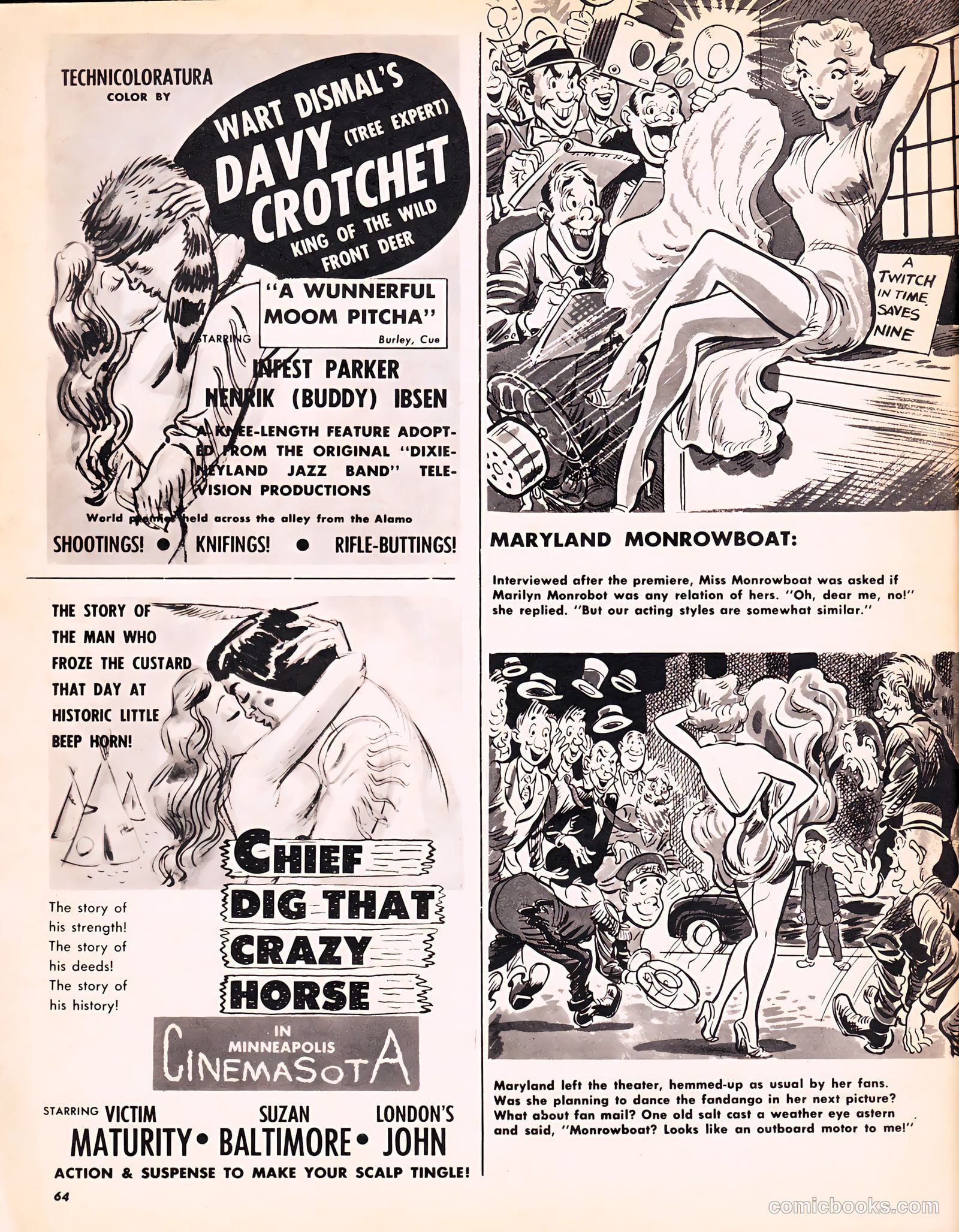 From Here to Insanity #12 (1955) — page 64 of 68