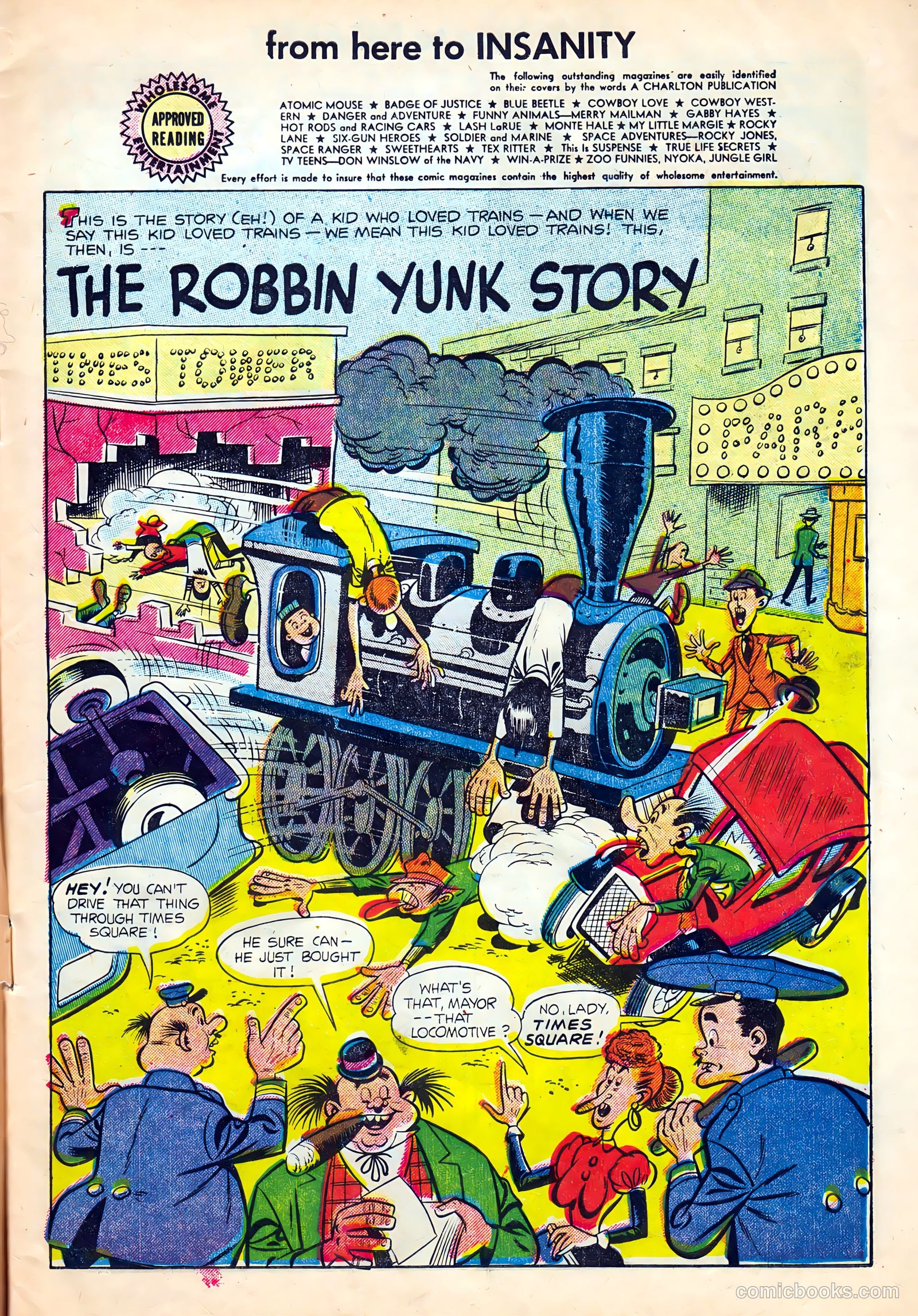 From Here to Insanity #8 (1955) — page 3 of 36