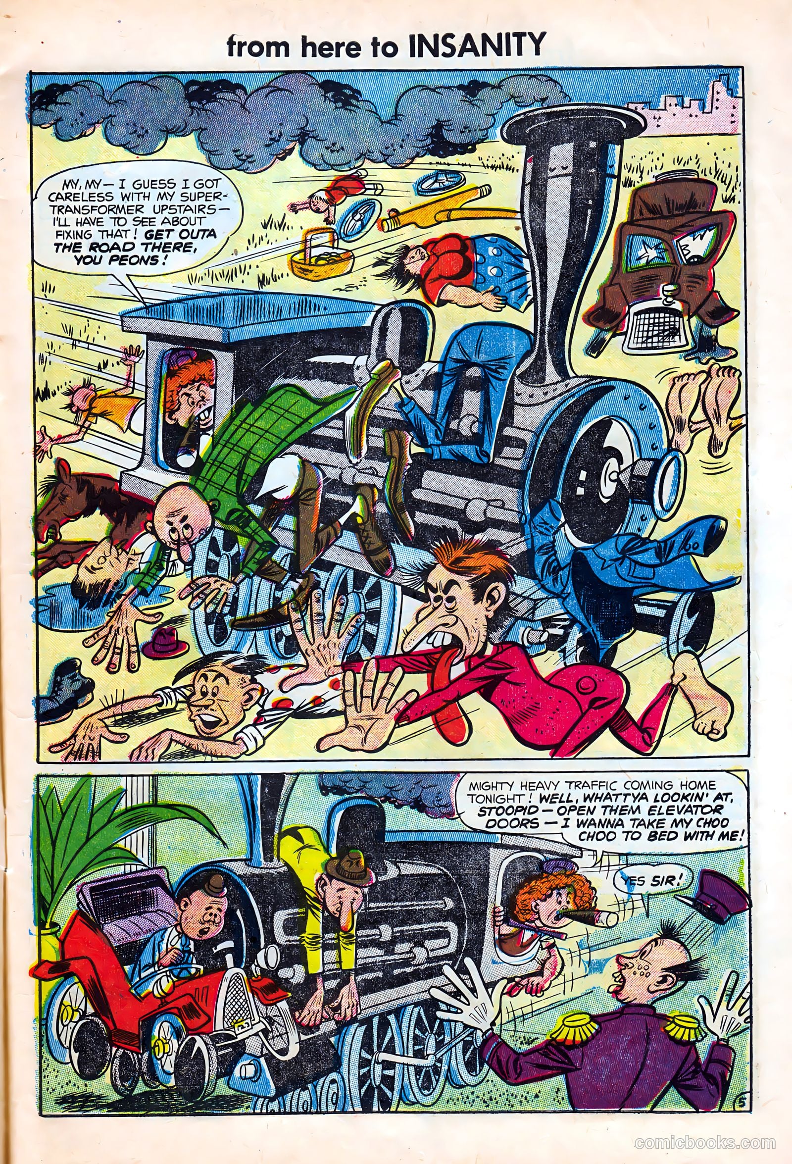 From Here to Insanity #8 (1955) — page 7 of 36