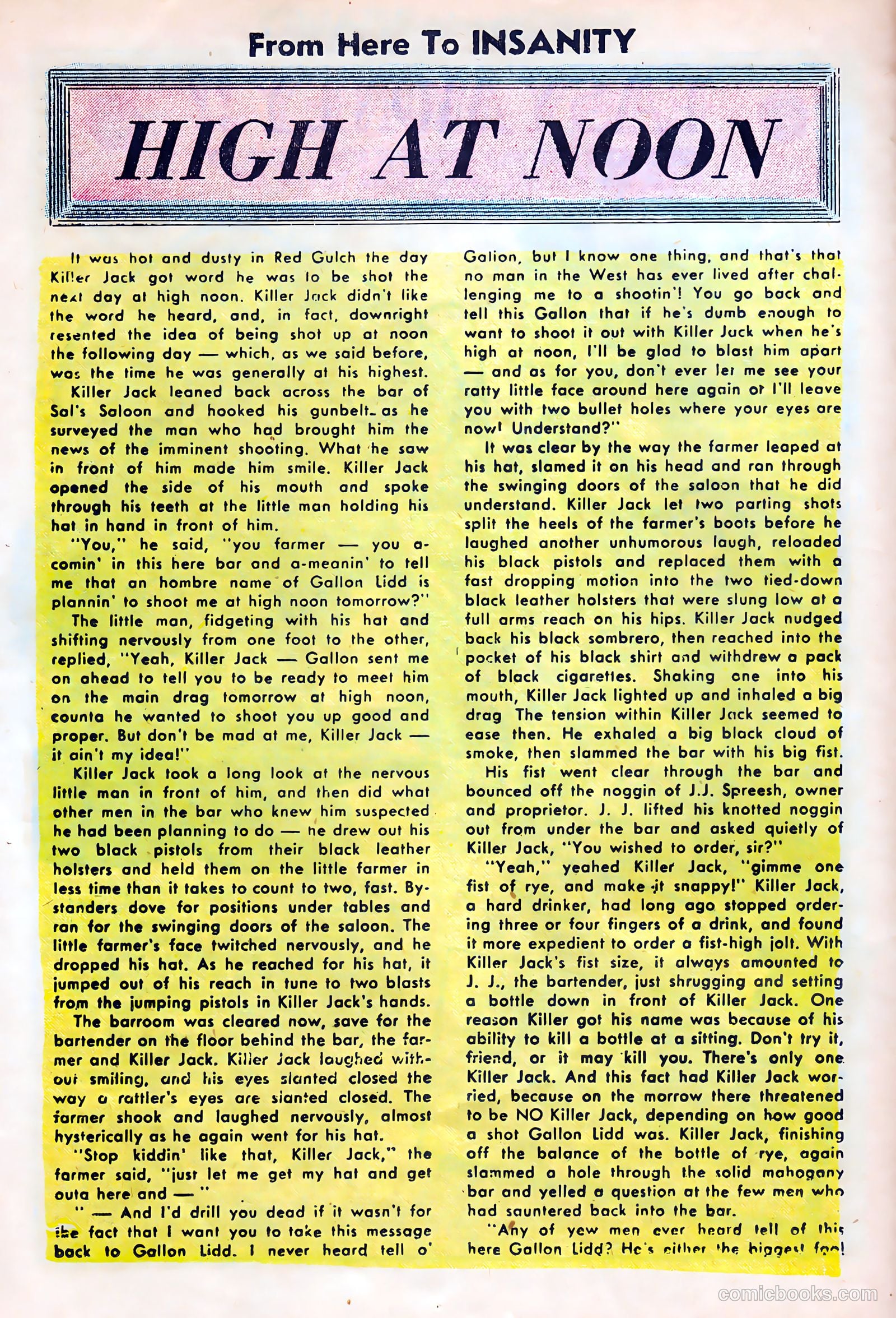 From Here to Insanity #8 (1955) — page 16 of 36