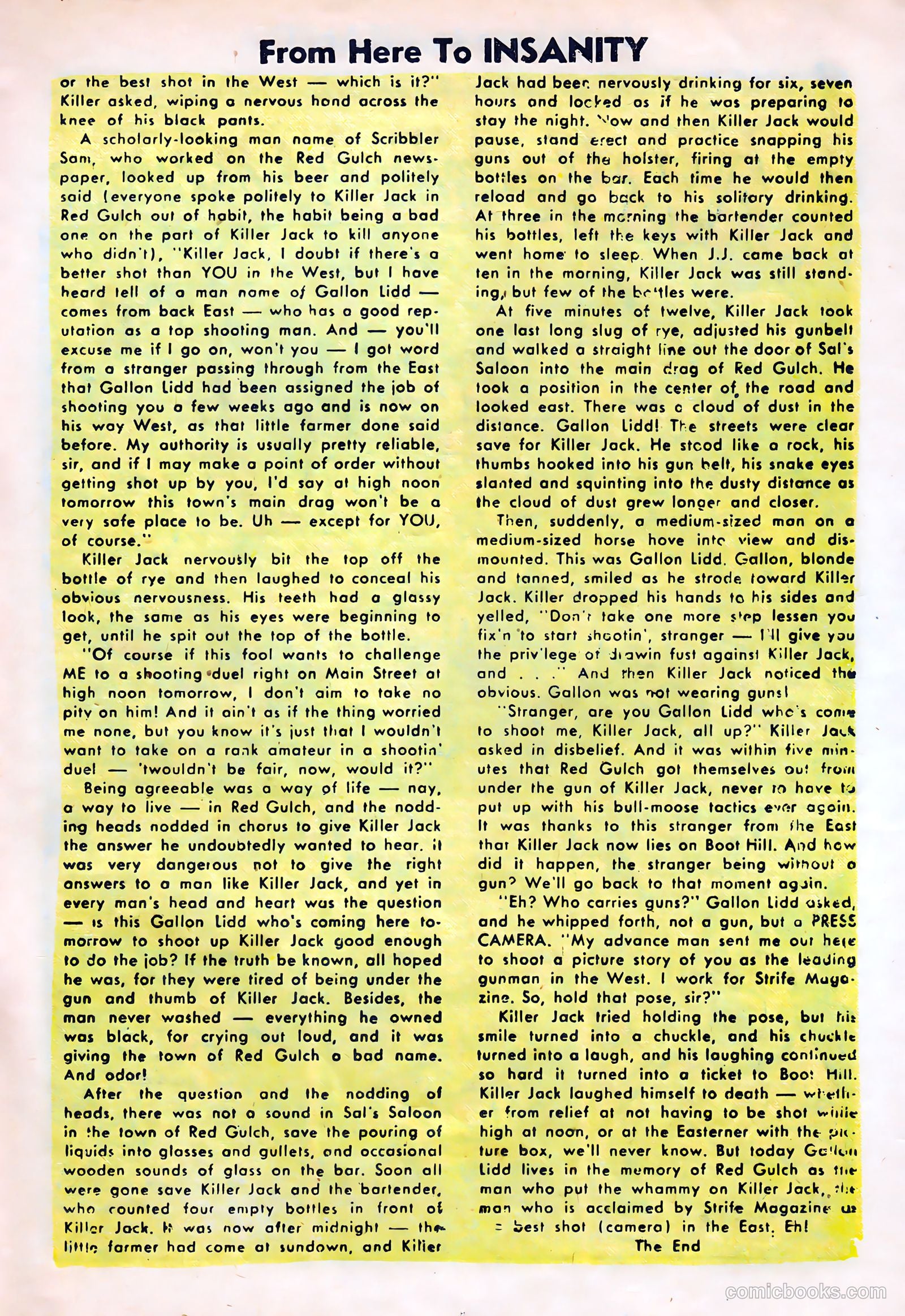 From Here to Insanity #8 (1955) — page 17 of 36