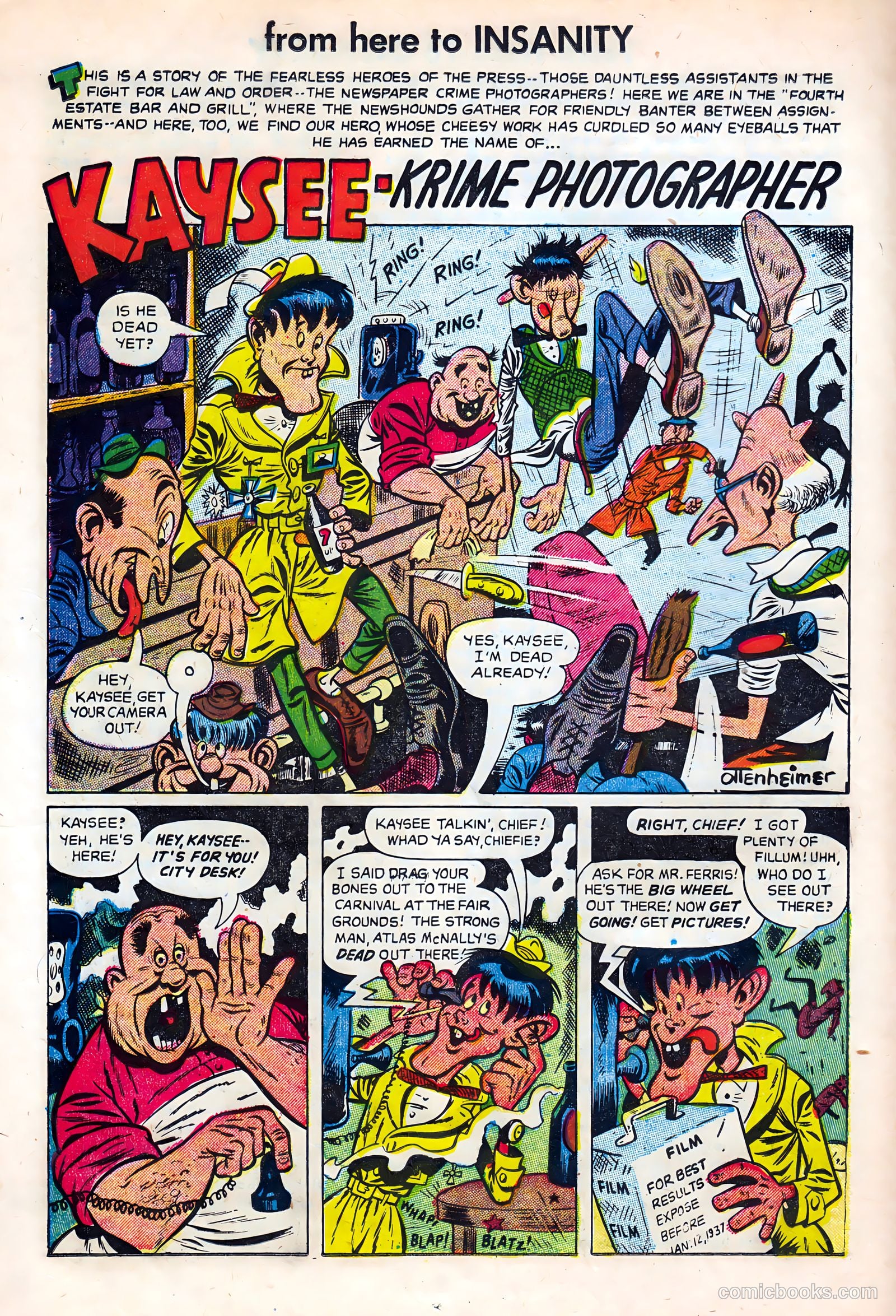 From Here to Insanity #8 (1955) — page 18 of 36