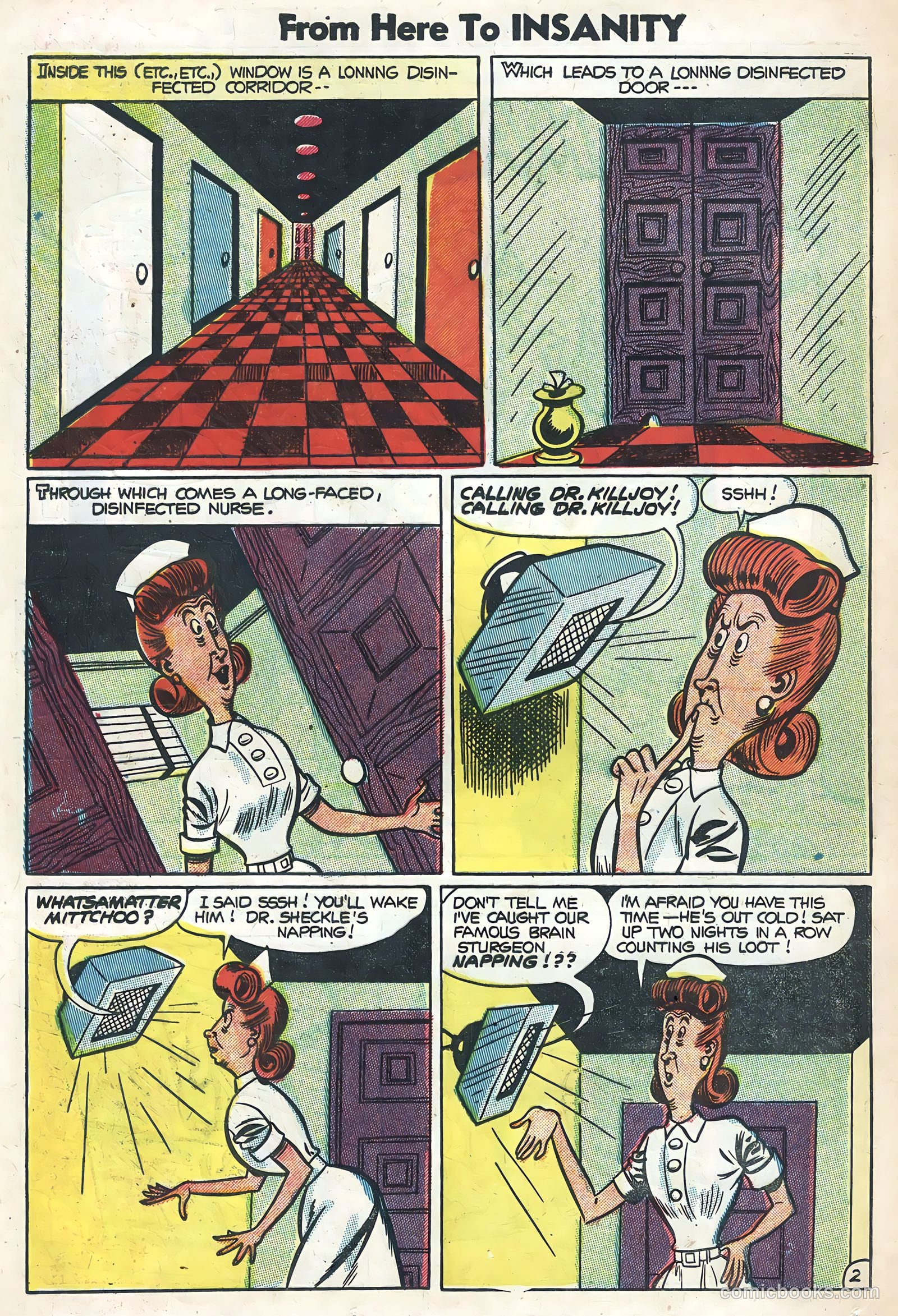 From Here to Insanity #9 (1955) — page 23 of 35
