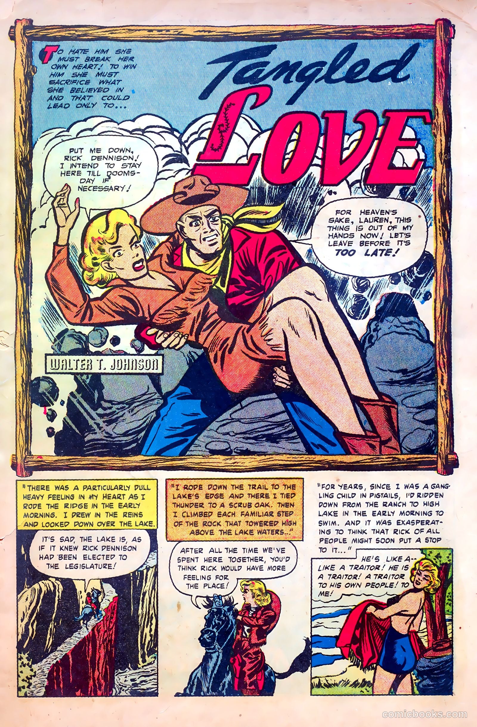Frontier Romances #1 (1949) — page 3 of 36