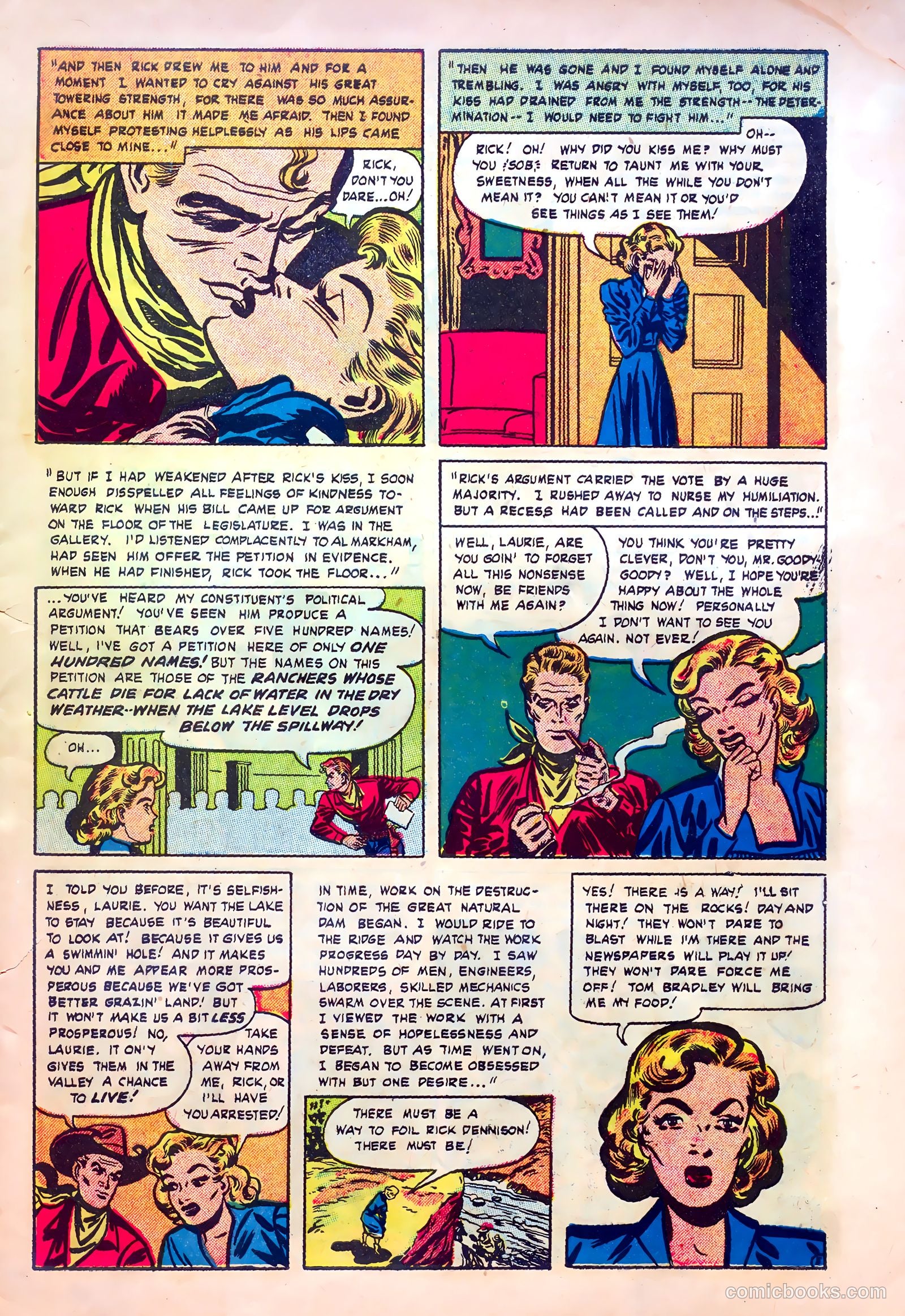 Frontier Romances #1 (1949) — page 7 of 36