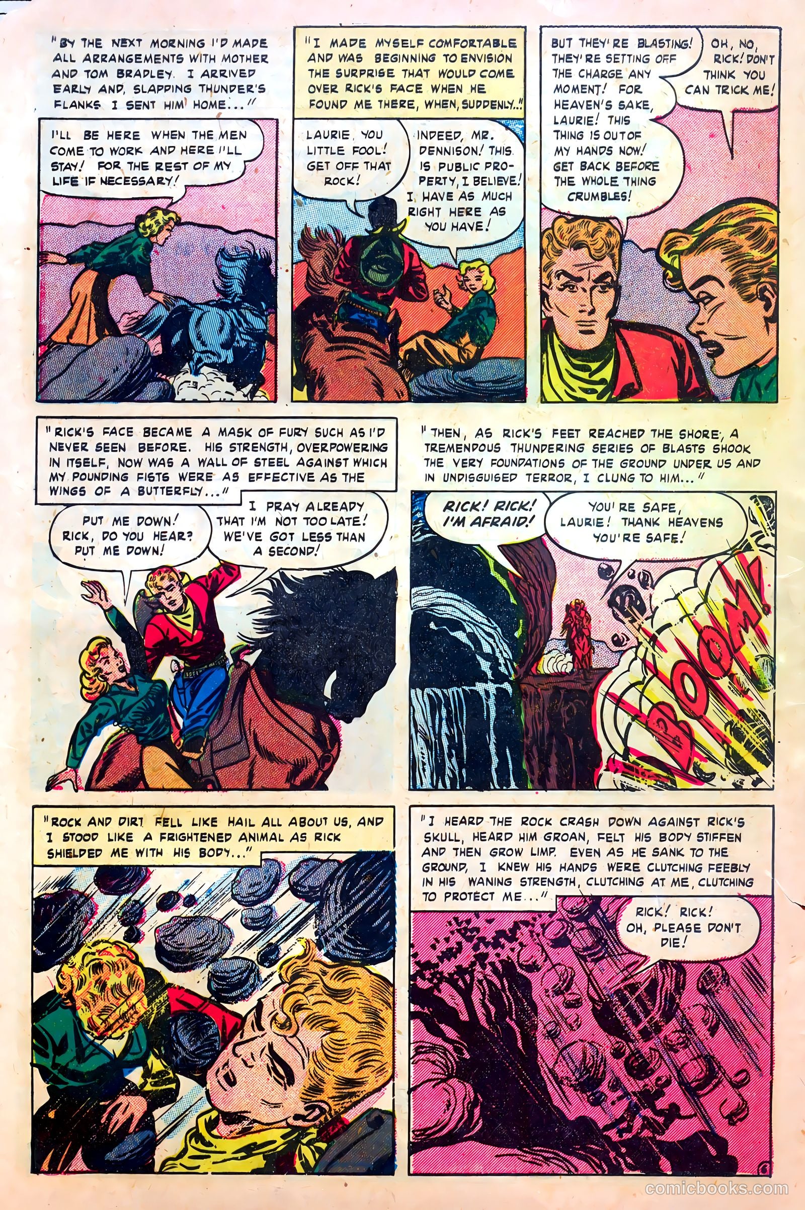 Frontier Romances #1 (1949) — page 8 of 36