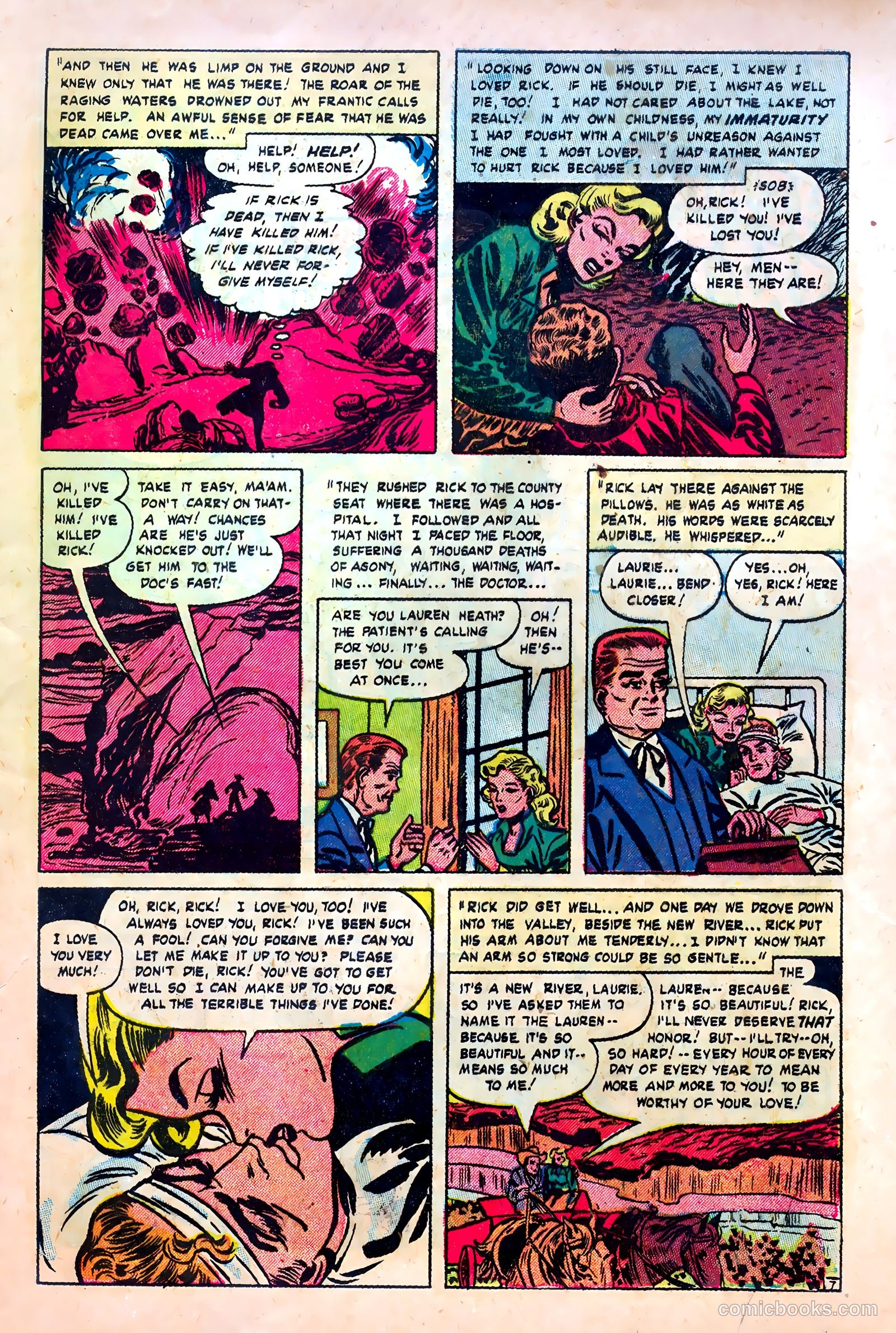 Frontier Romances #1 (1949) — page 9 of 36