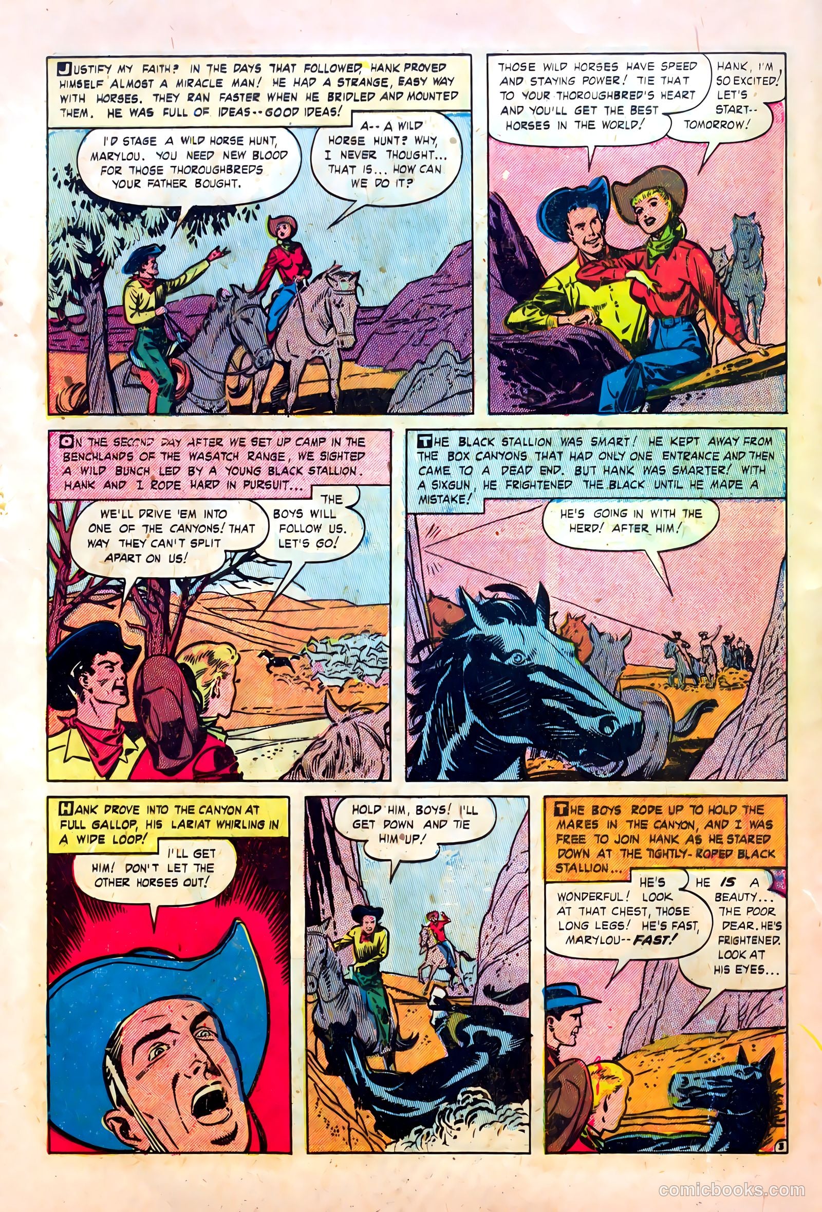 Frontier Romances #1 (1949) — page 12 of 36