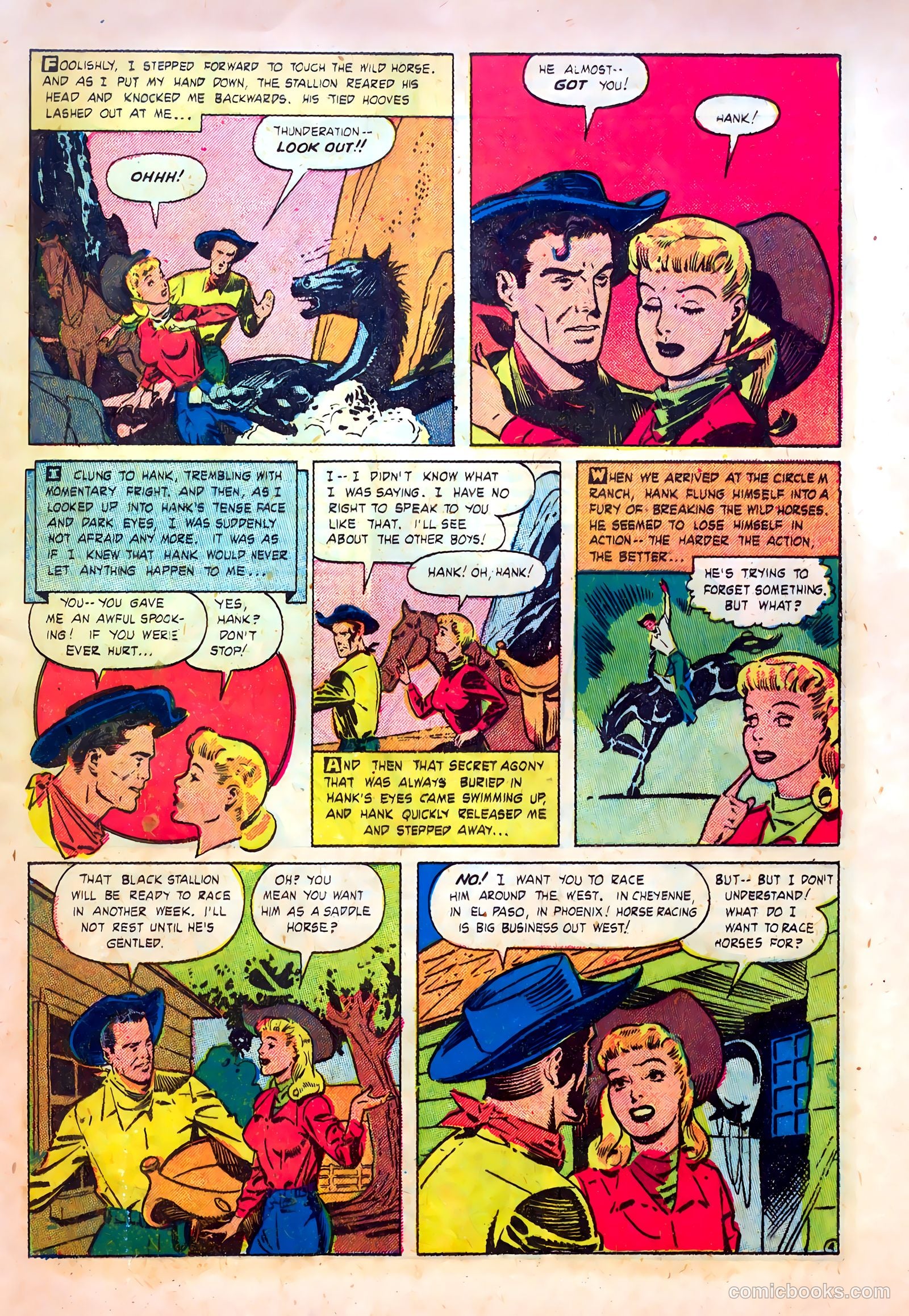Frontier Romances #1 (1949) — page 13 of 36