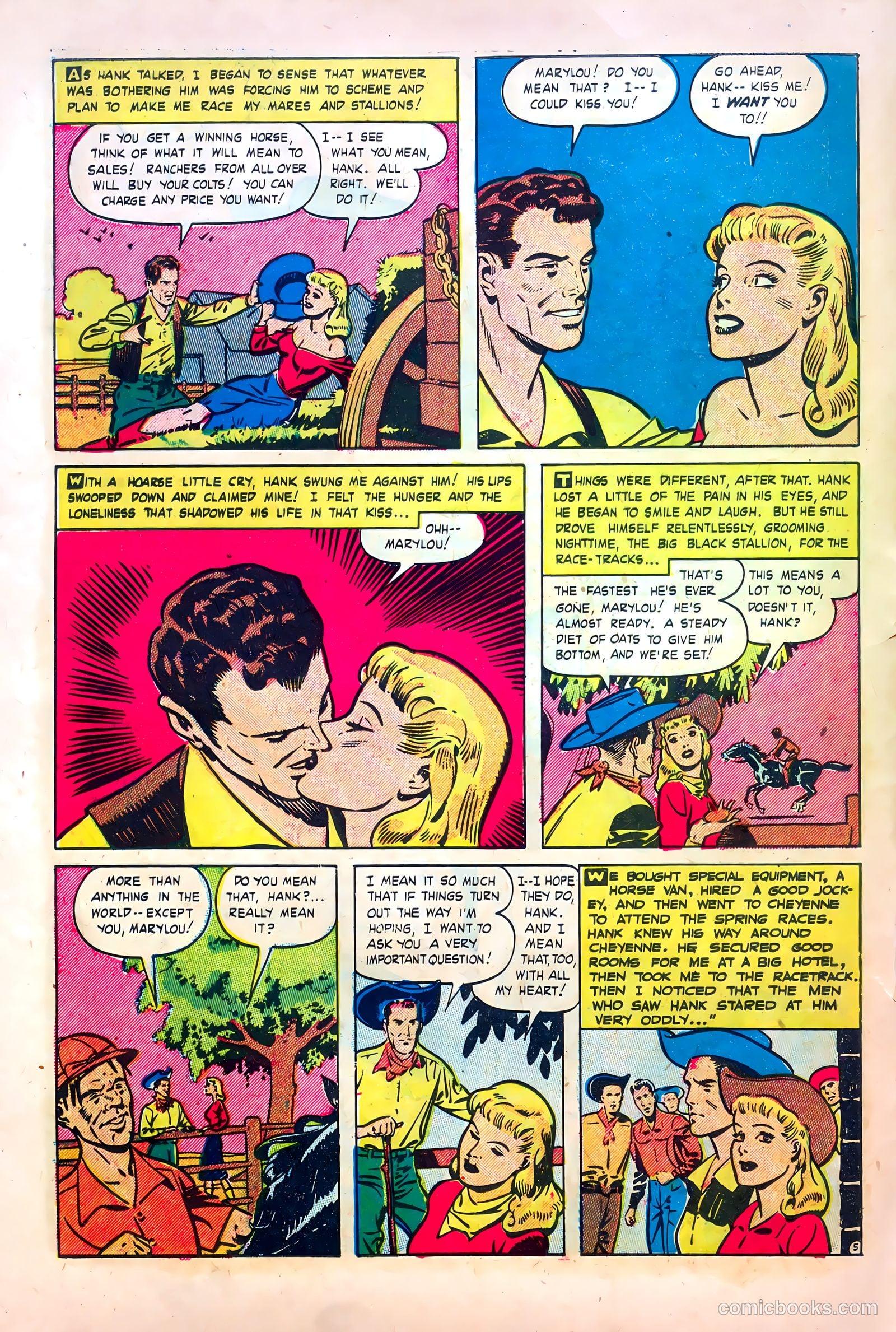 Frontier Romances #1 (1949) — page 14 of 36
