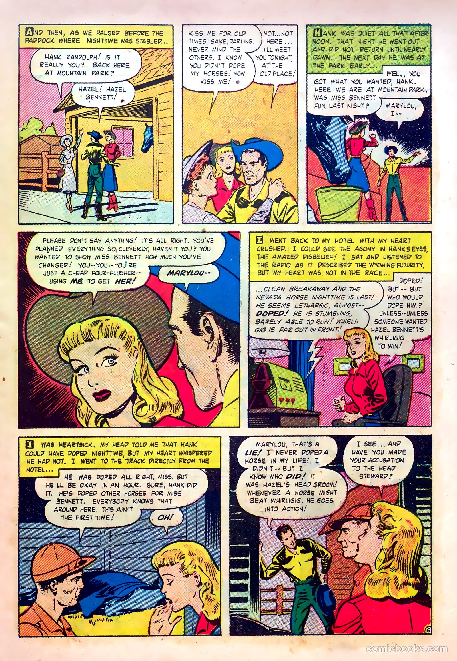 Frontier Romances #1 (1949) — page 15 of 36