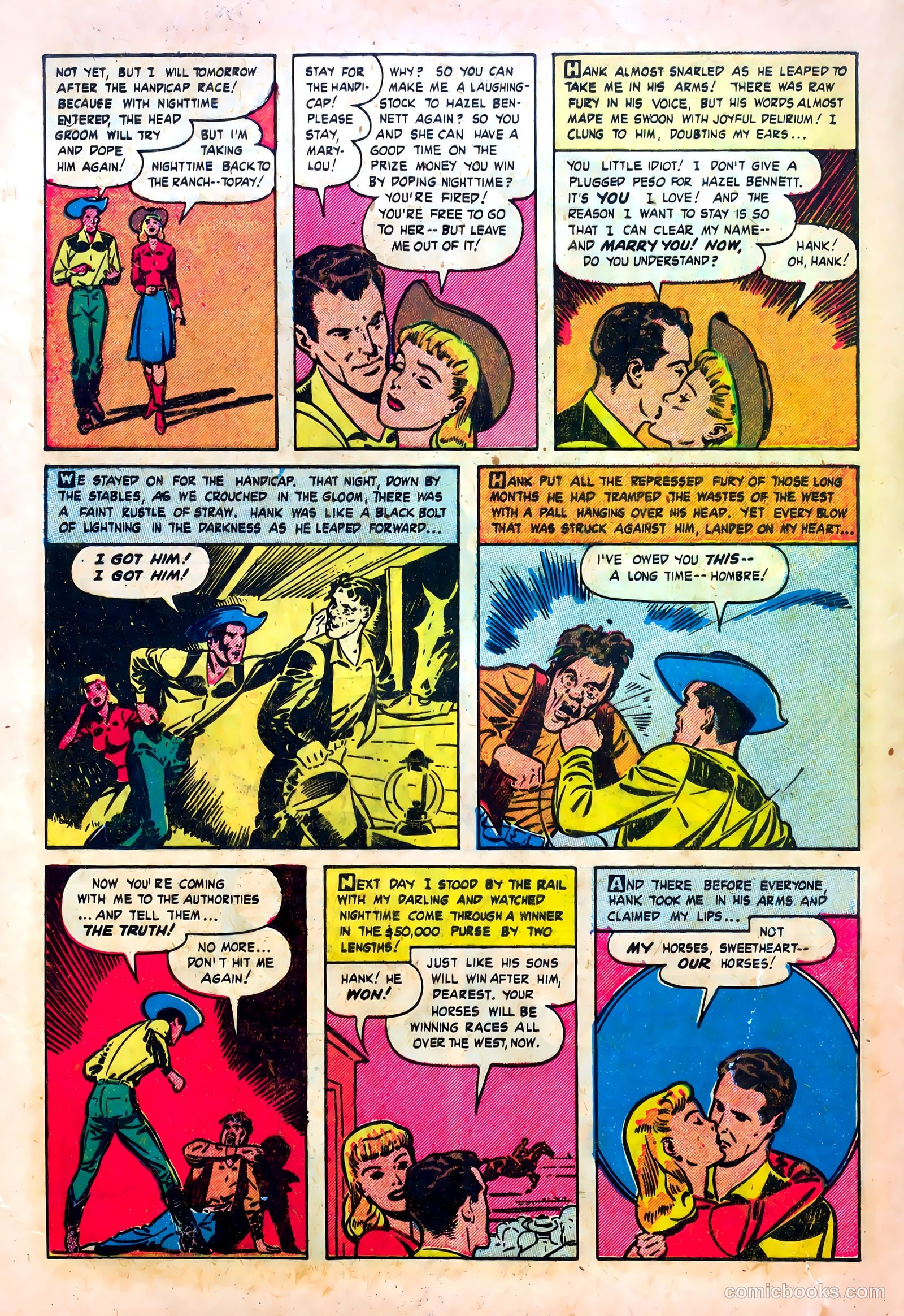 Frontier Romances #1 (1949) — page 16 of 36