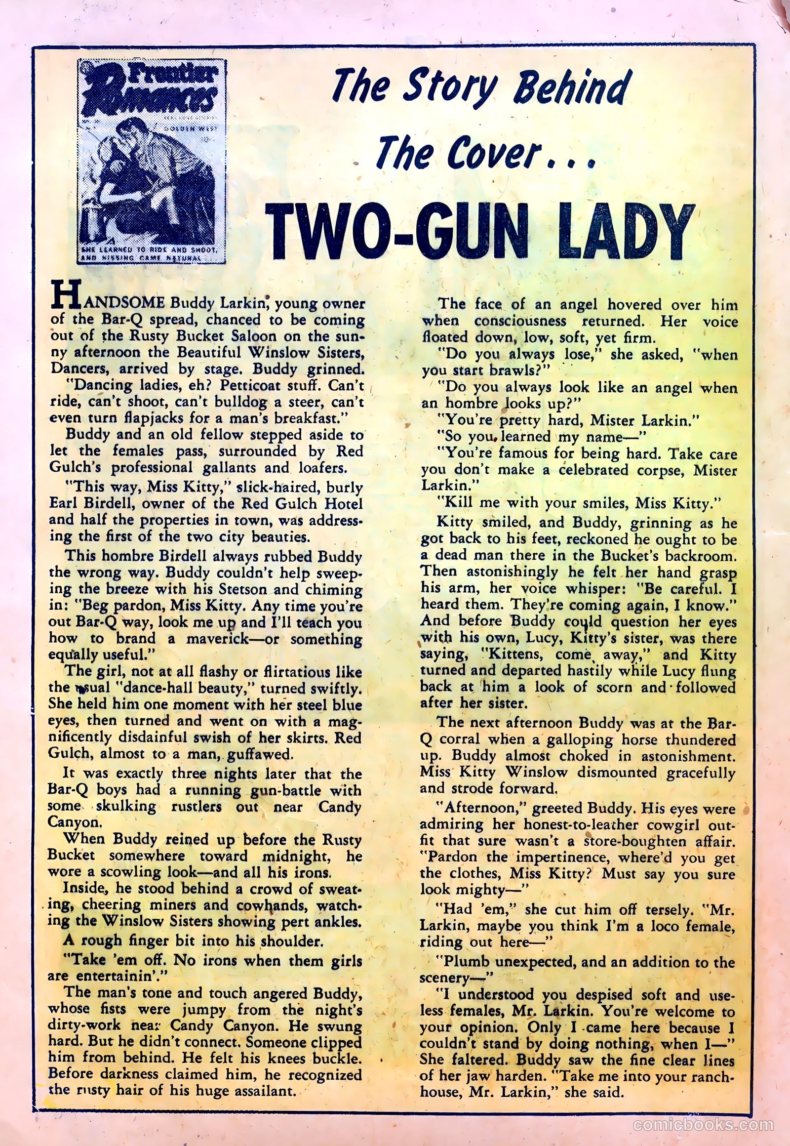 Frontier Romances #1 (1949) — page 24 of 36