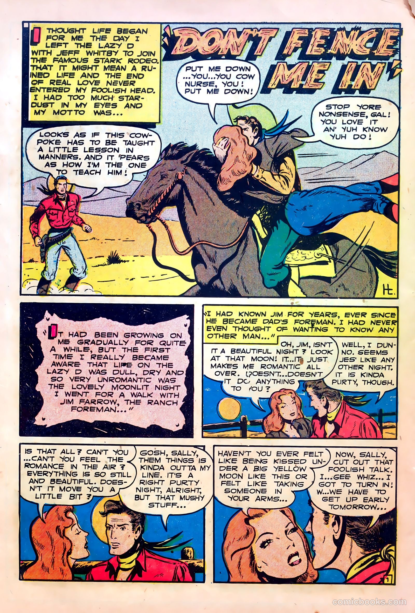 Frontier Romances #1 (1949) — page 26 of 36