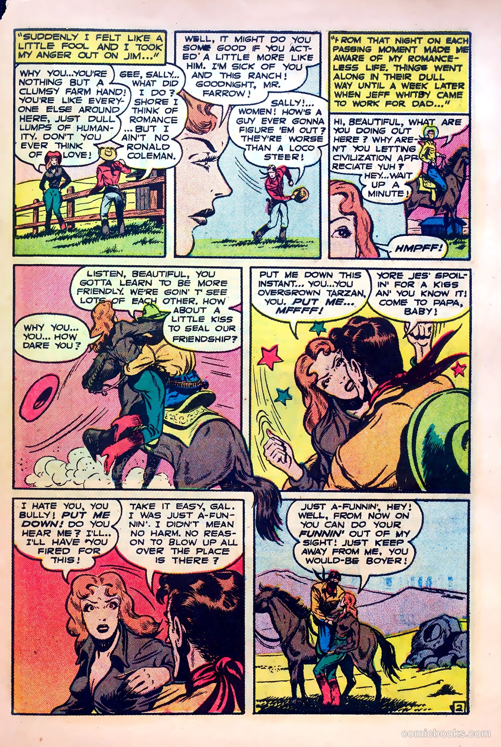 Frontier Romances #1 (1949) — page 27 of 36