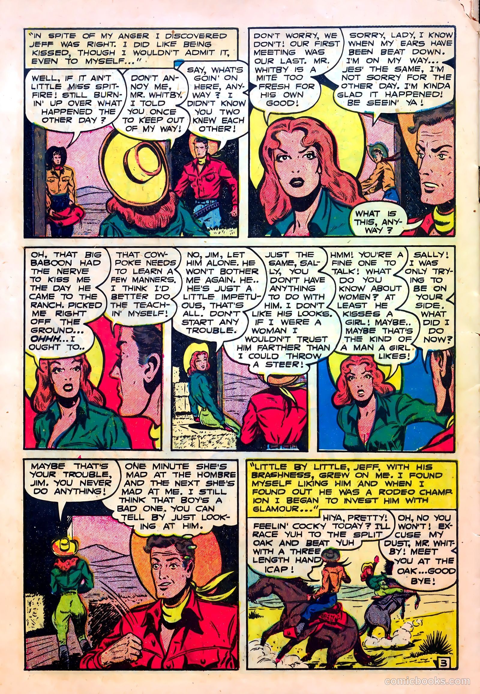 Frontier Romances #1 (1949) — page 28 of 36