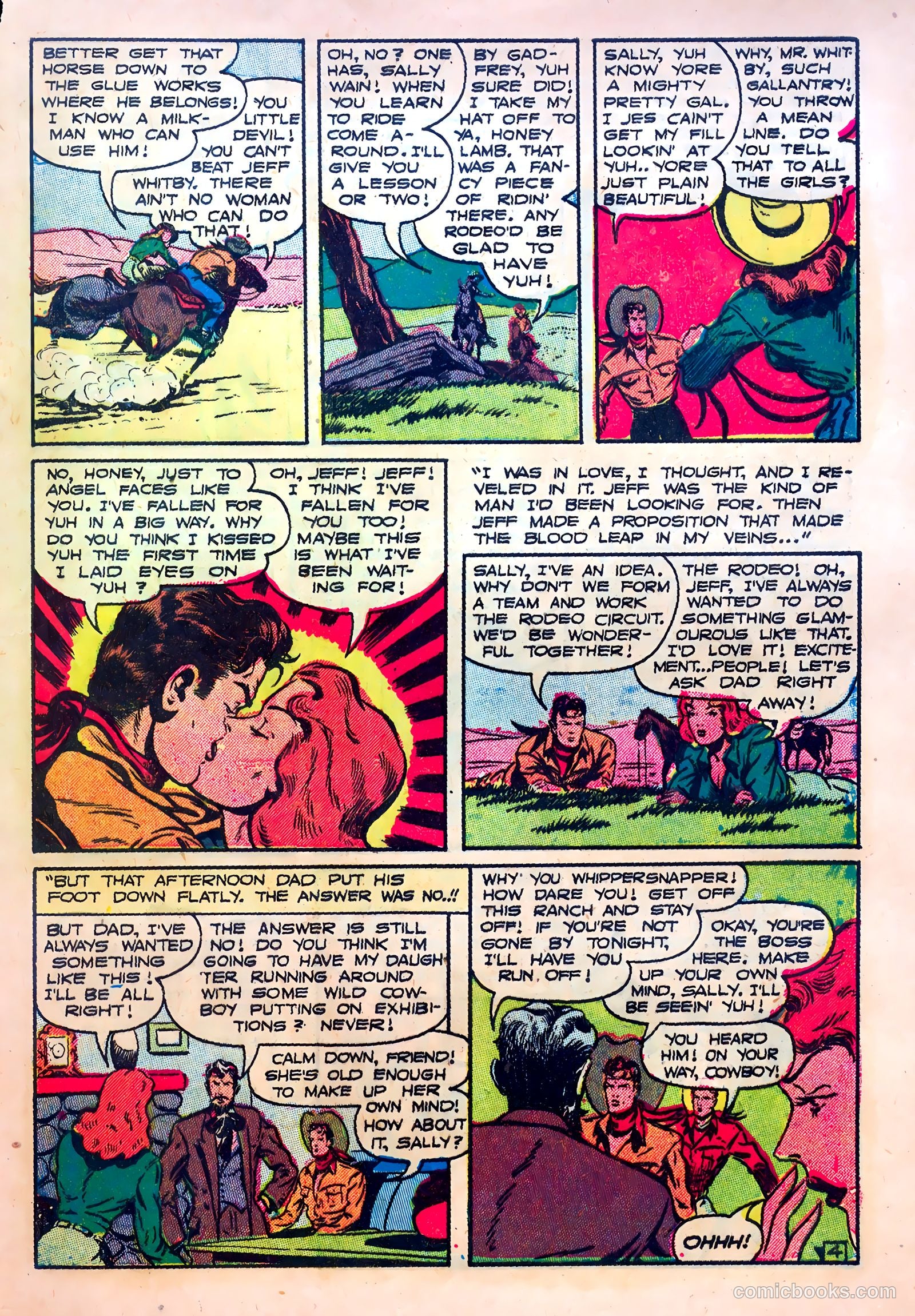 Frontier Romances #1 (1949) — page 29 of 36