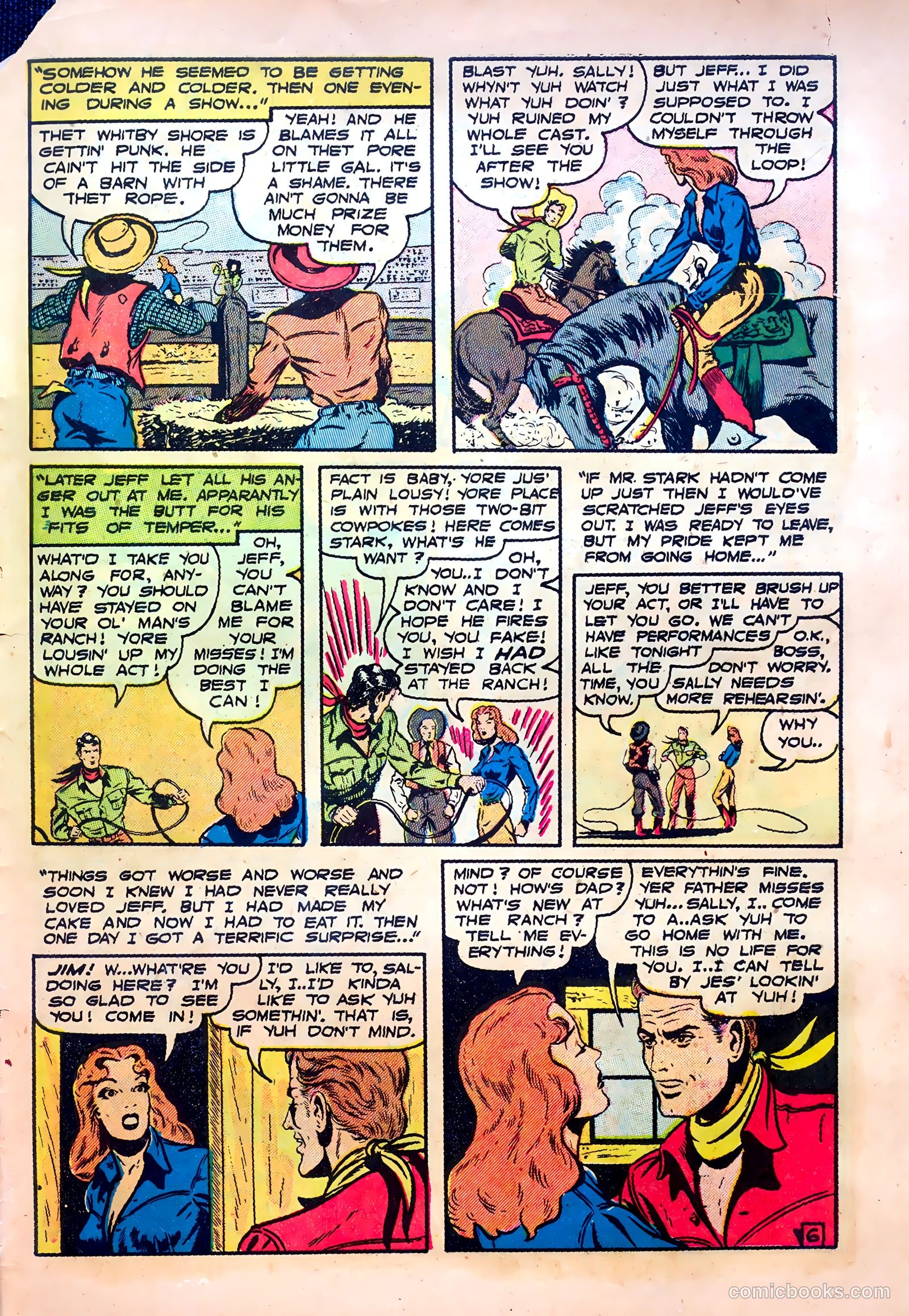 Frontier Romances #1 (1949) — page 31 of 36