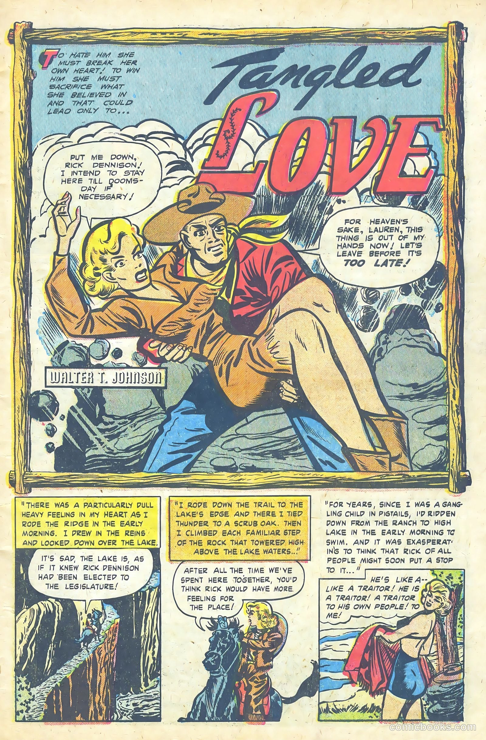 Frontier Romances #1 (1958) — page 3 of 36