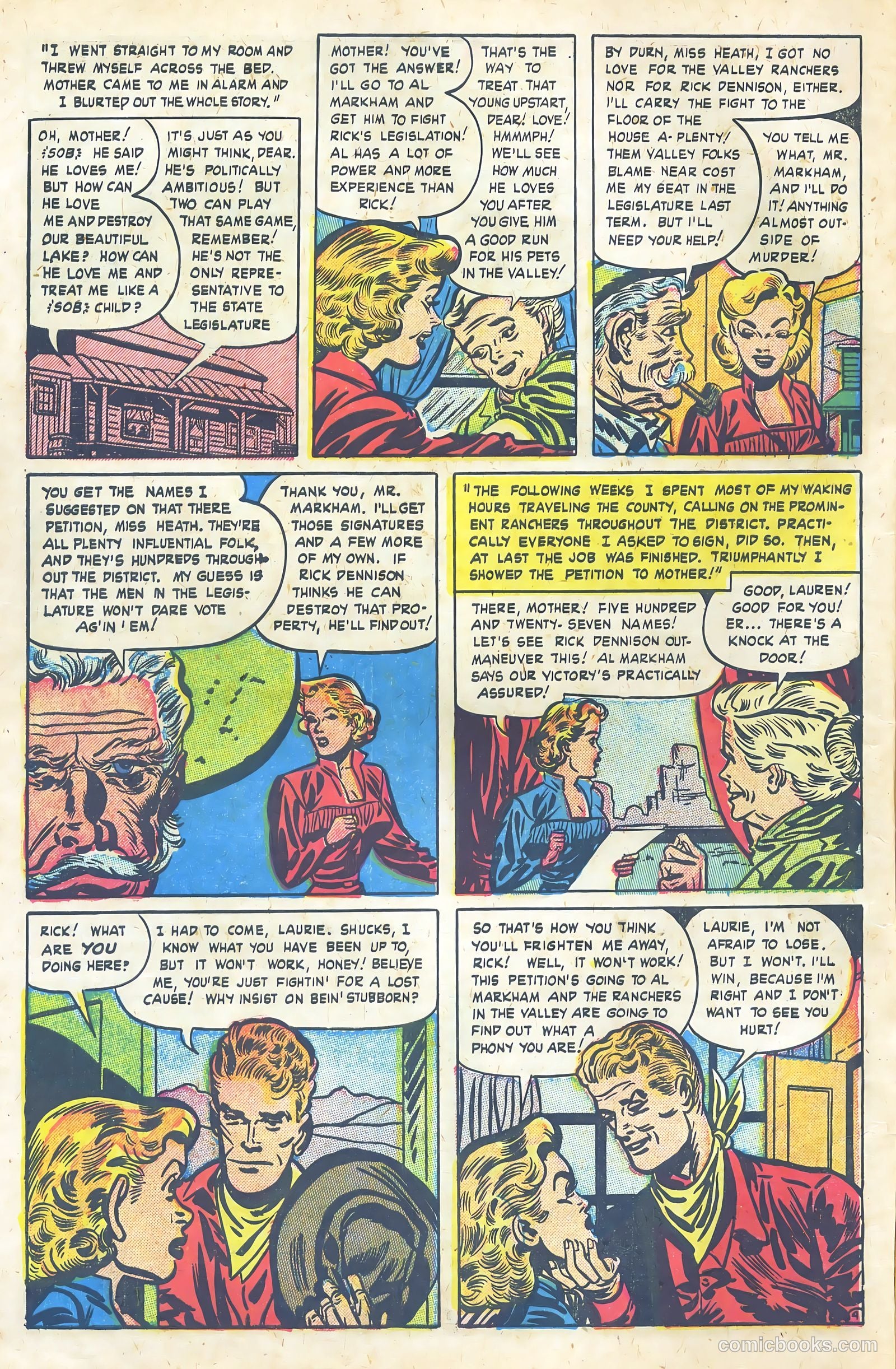 Frontier Romances #1 (1958) — page 6 of 36
