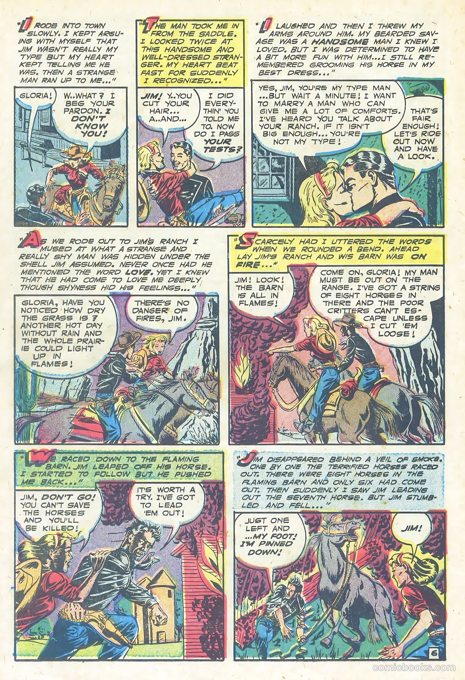 Frontier Romances #1 (1958) — page 22 of 36