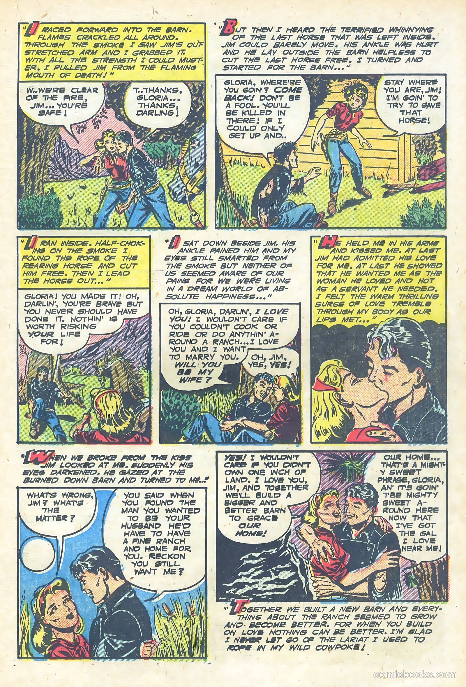 Frontier Romances #1 (1958) — page 23 of 36