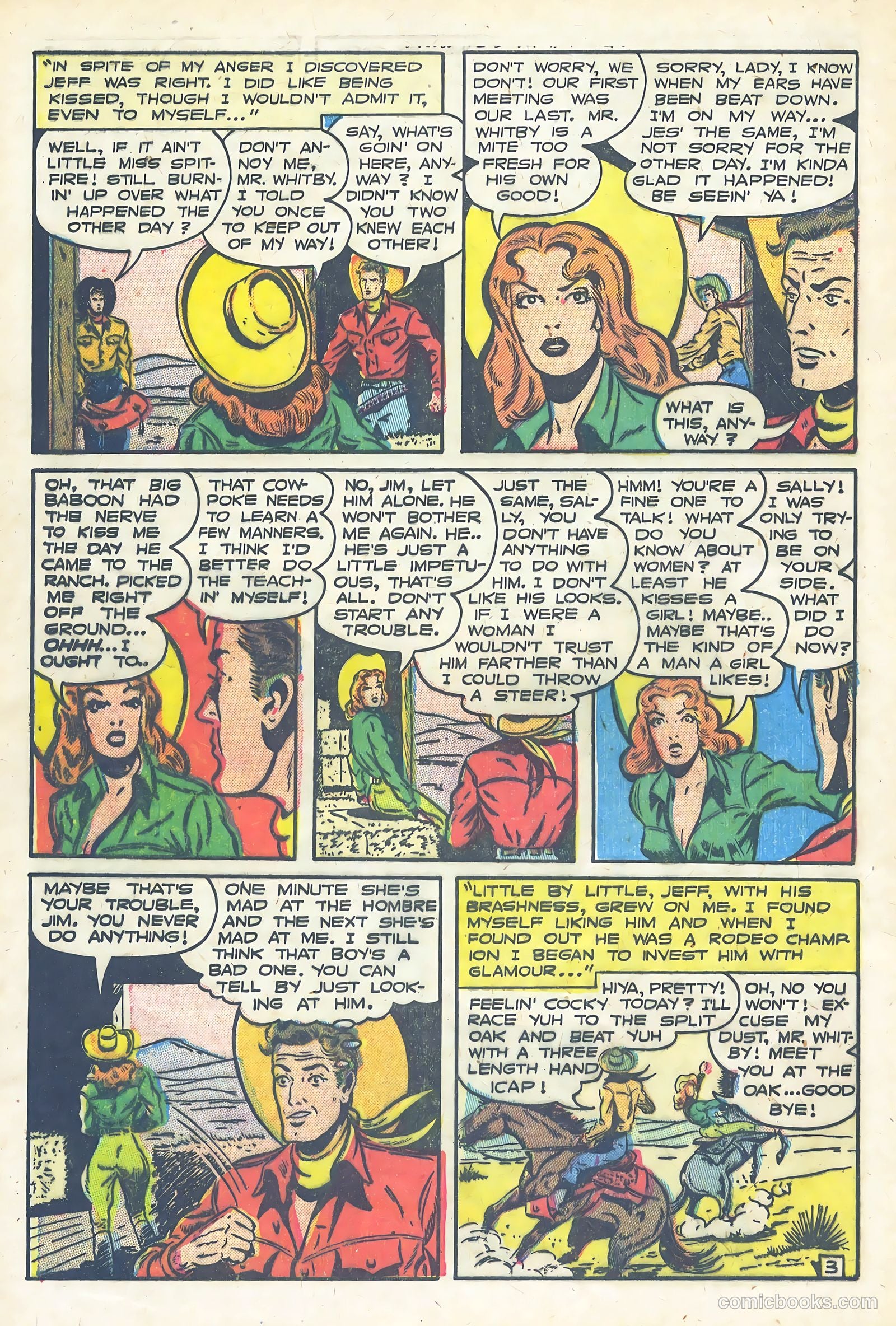 Frontier Romances #1 (1958) — page 28 of 36