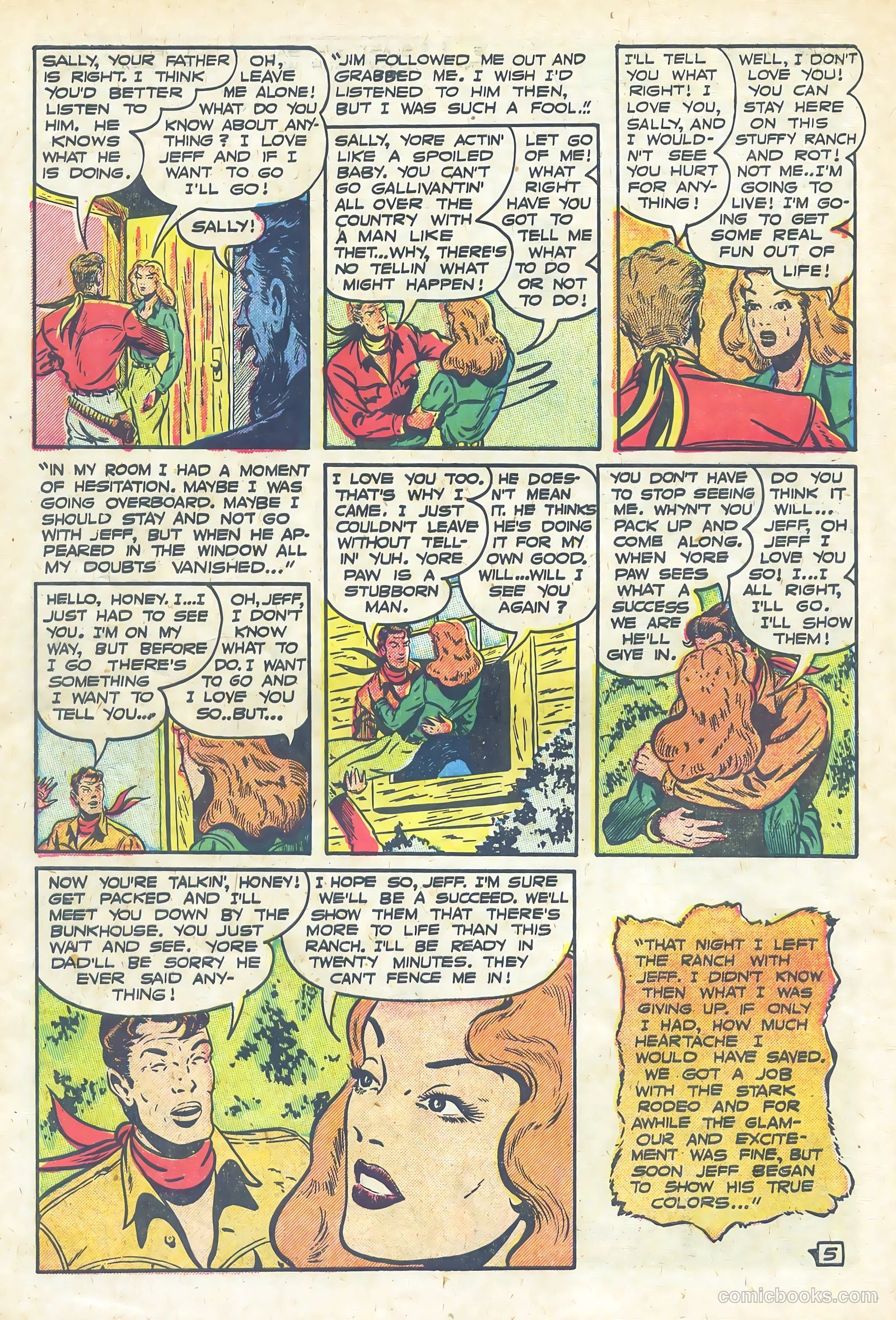 Frontier Romances #1 (1958) — page 30 of 36