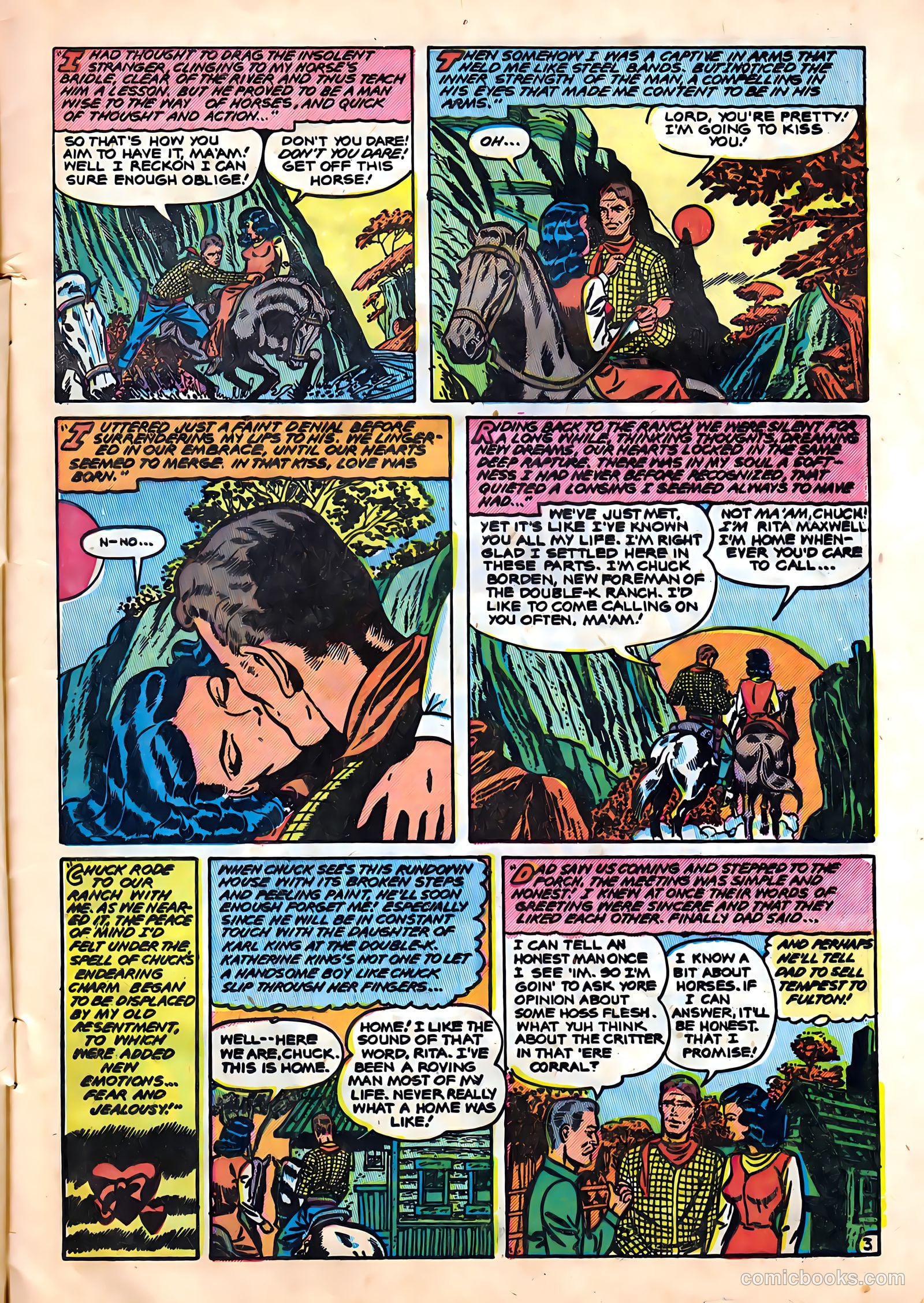 Frontier Romances #2 (1950) — page 5 of 36