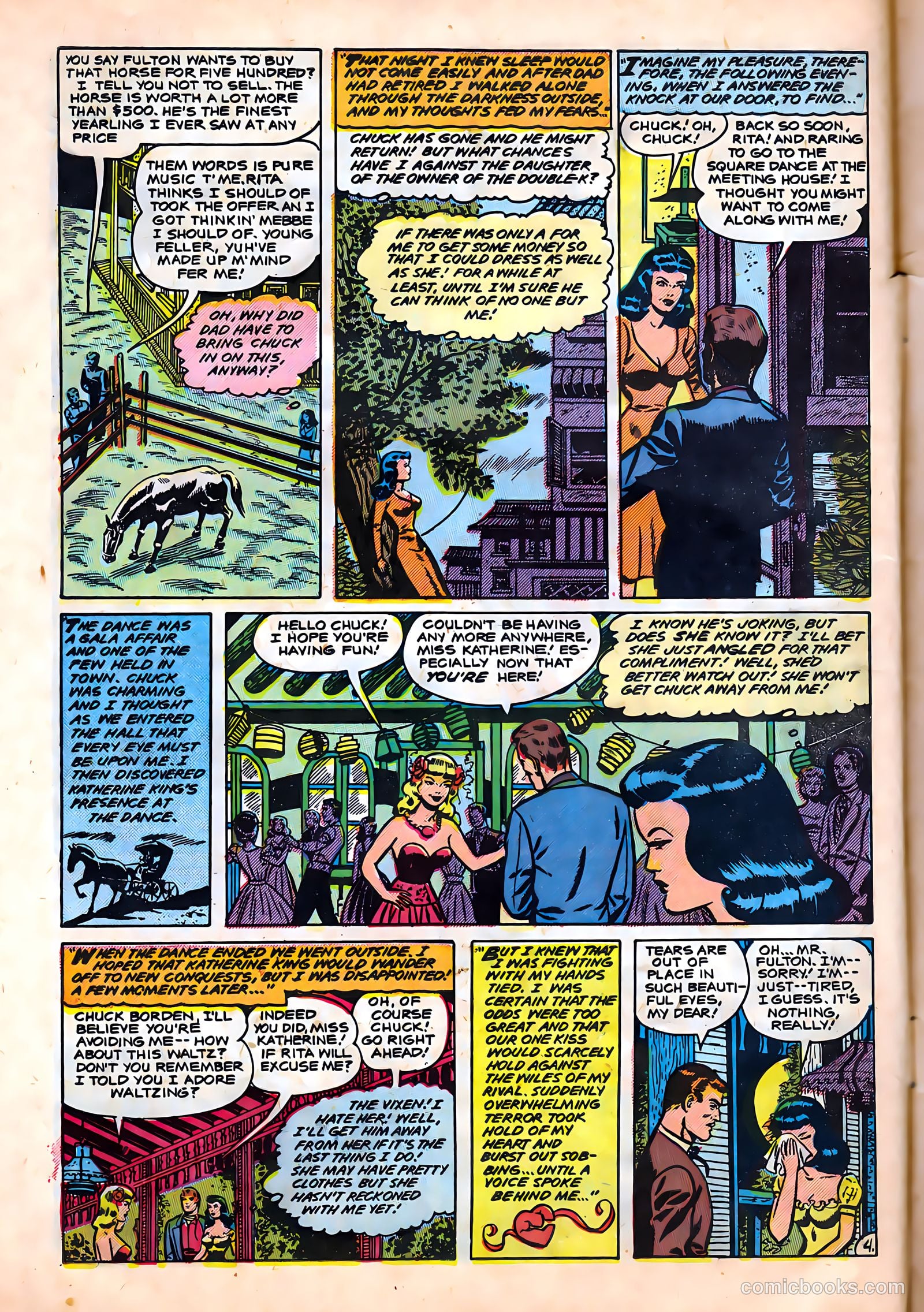Frontier Romances #2 (1950) — page 6 of 36