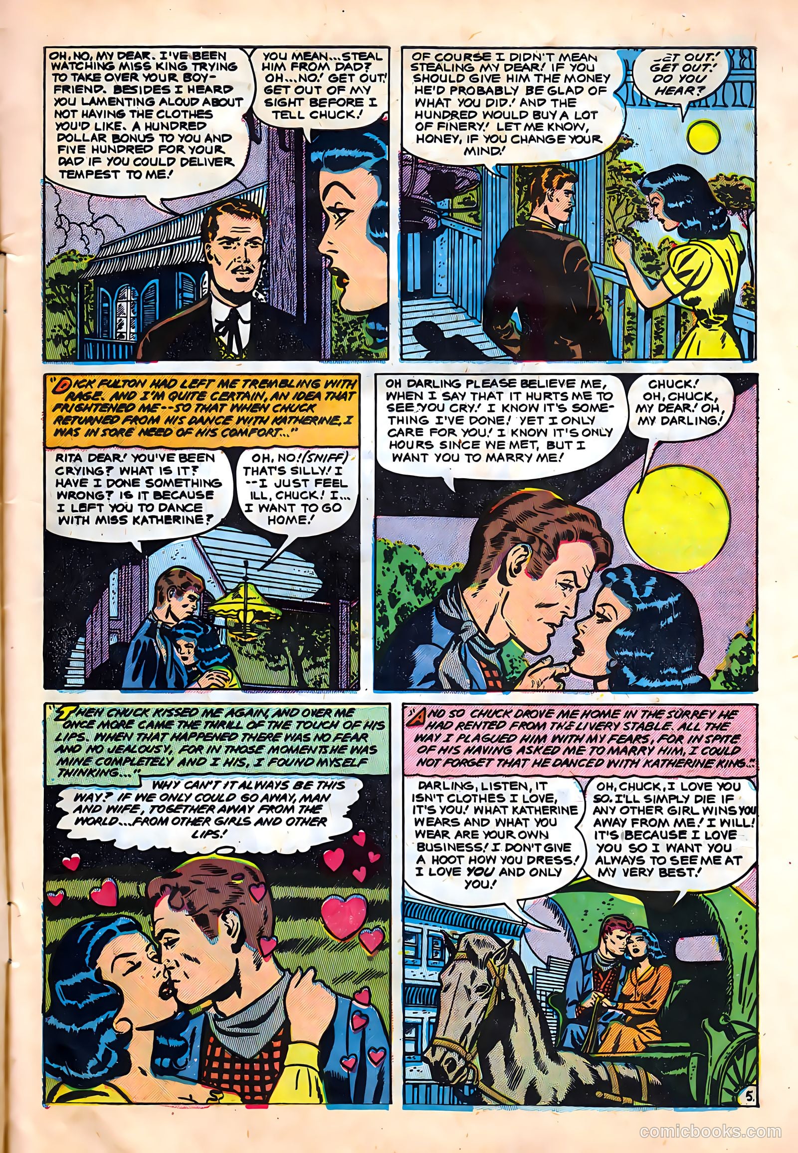 Frontier Romances #2 (1950) — page 7 of 36