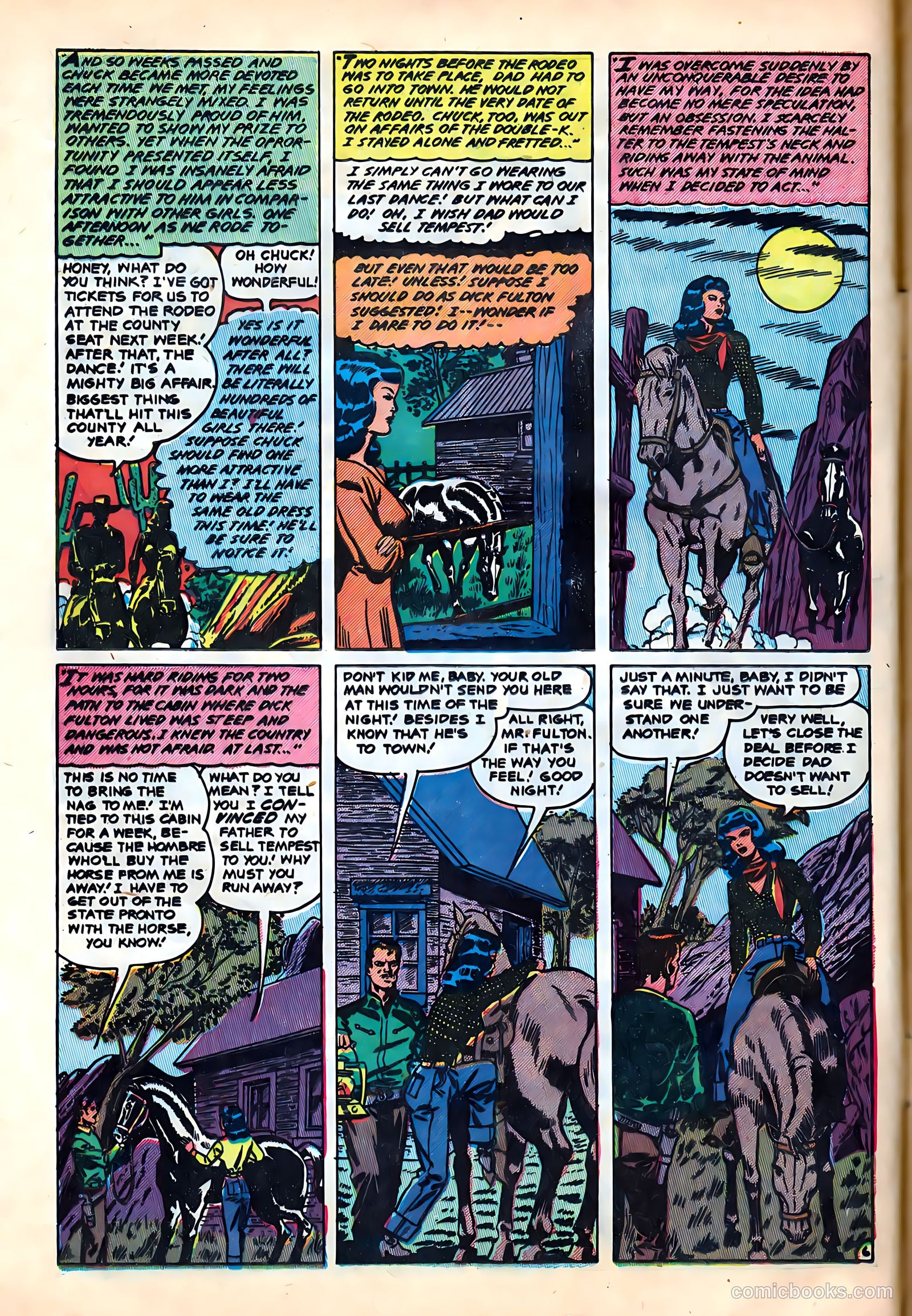 Frontier Romances #2 (1950) — page 8 of 36